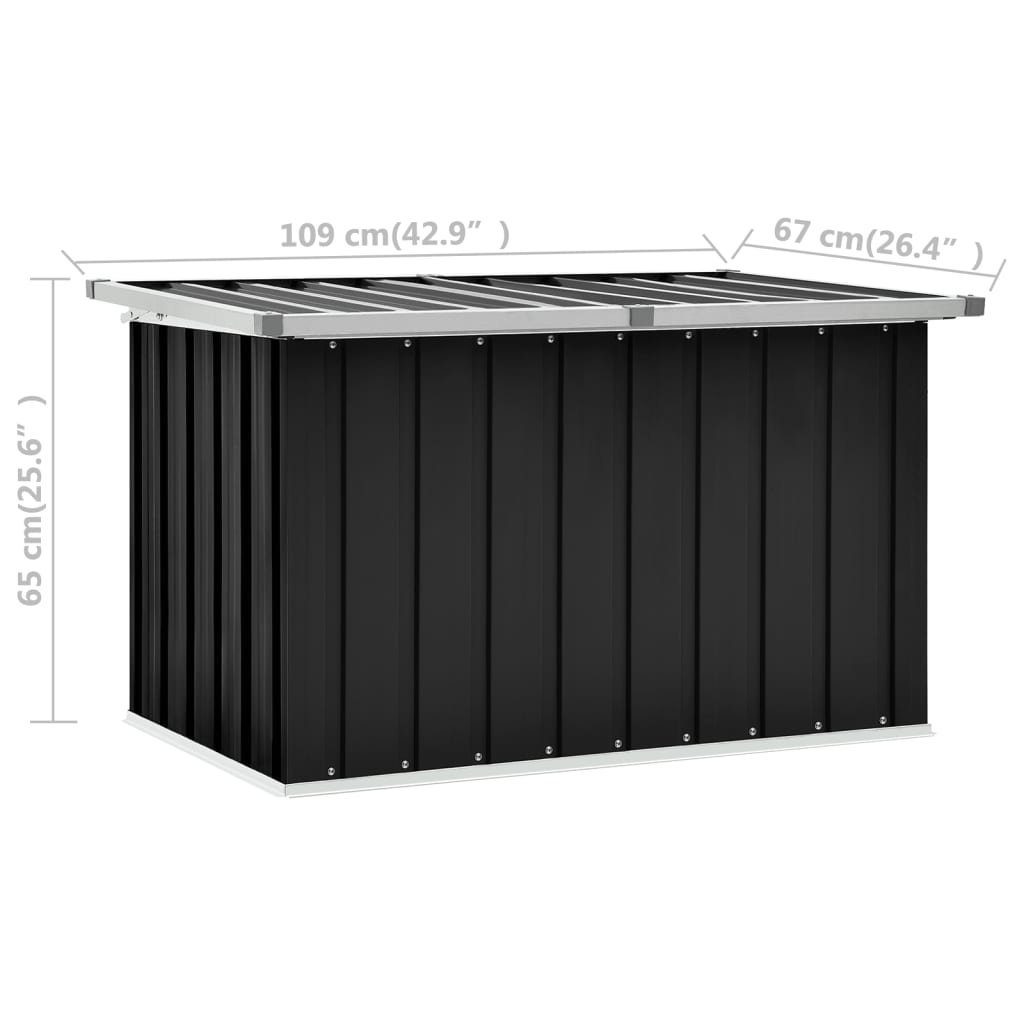 vidaXL Gartenbox 65 109 cm x Anthrazit 67 Gartenbox x