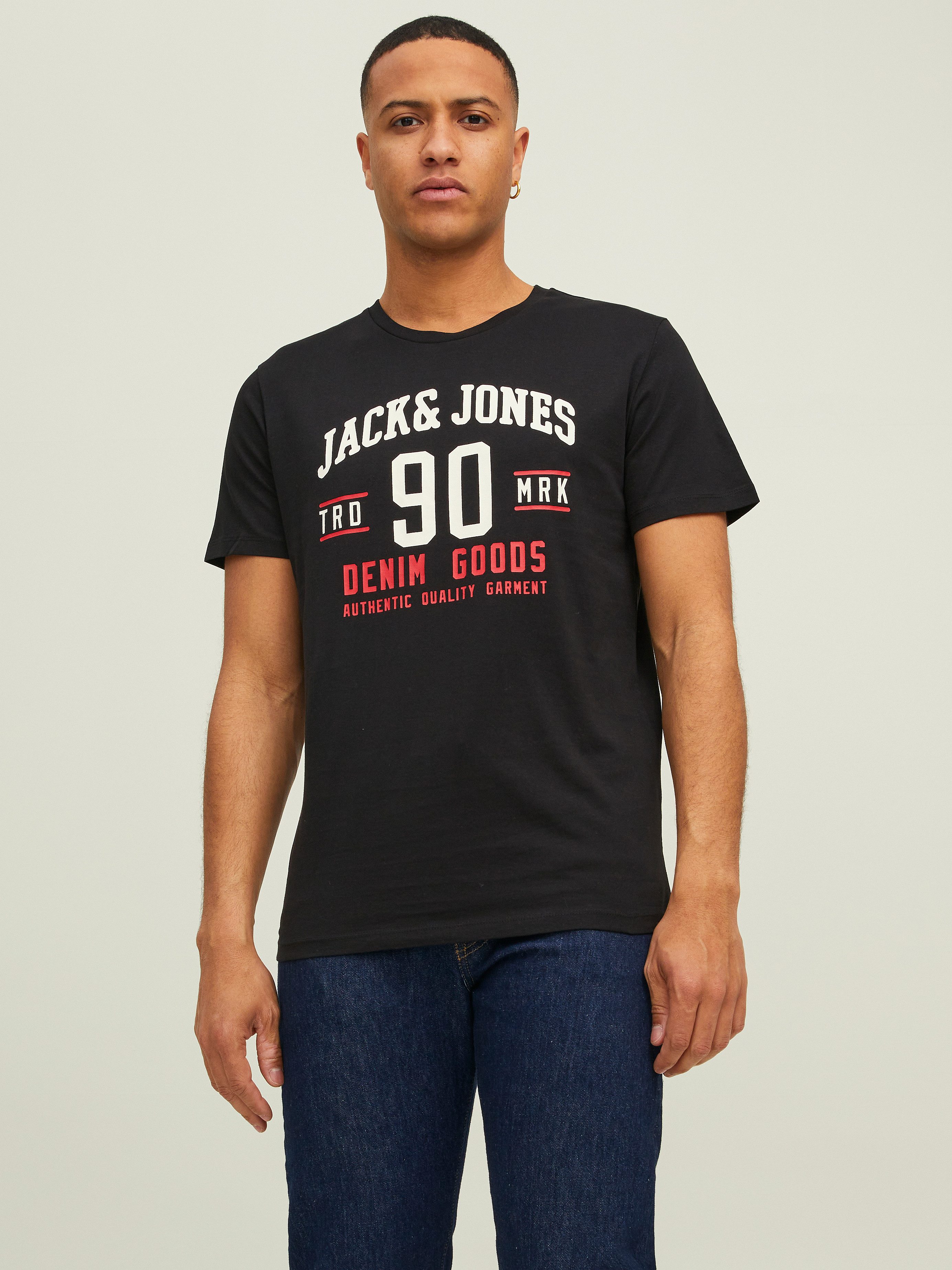 Jack & Jones Rundhalsshirt JJETHAN TEE SS CREW NECK 3PK MP NOOS (Packung, 3-tlg., 3er-Pack)