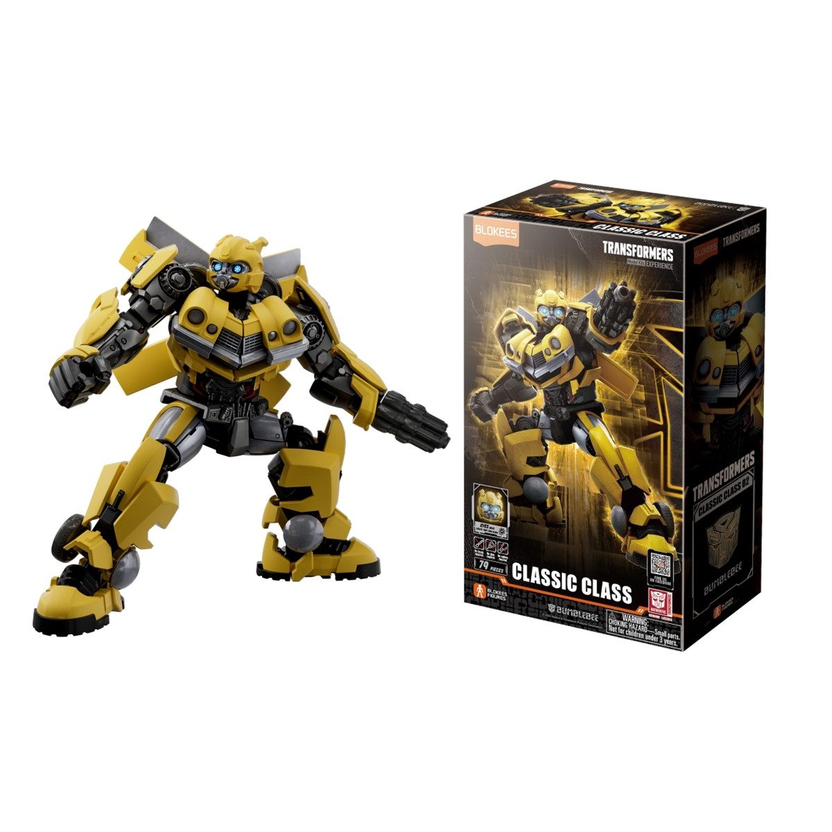 Simba Dickie Actionfigur Dickie Toys Actionfigur Transformers Blokees Bumblebee