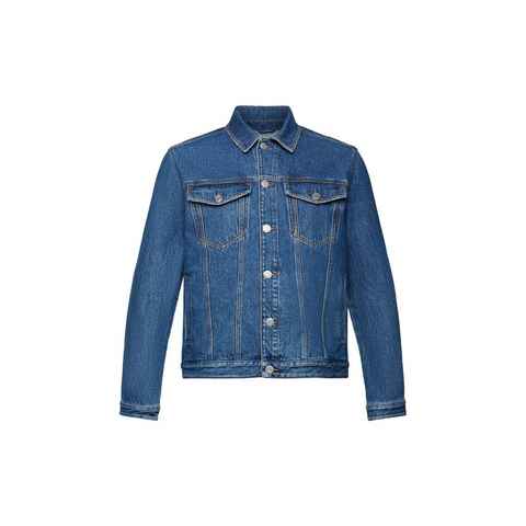 edc by Esprit Jeansjacke Jeansjacke aus nachhaltiger Baumwolle