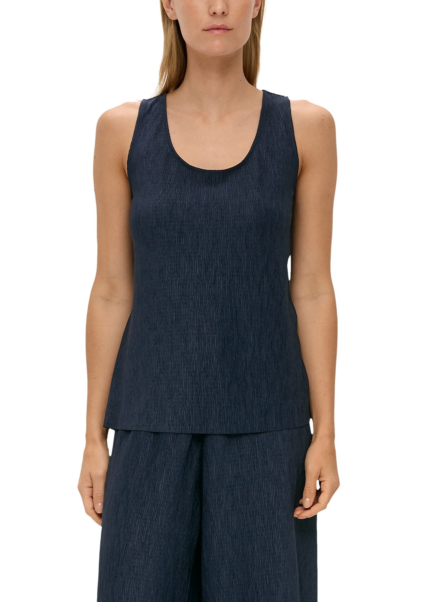 s.Oliver Shirttop mit offenem Saum günstig online kaufen