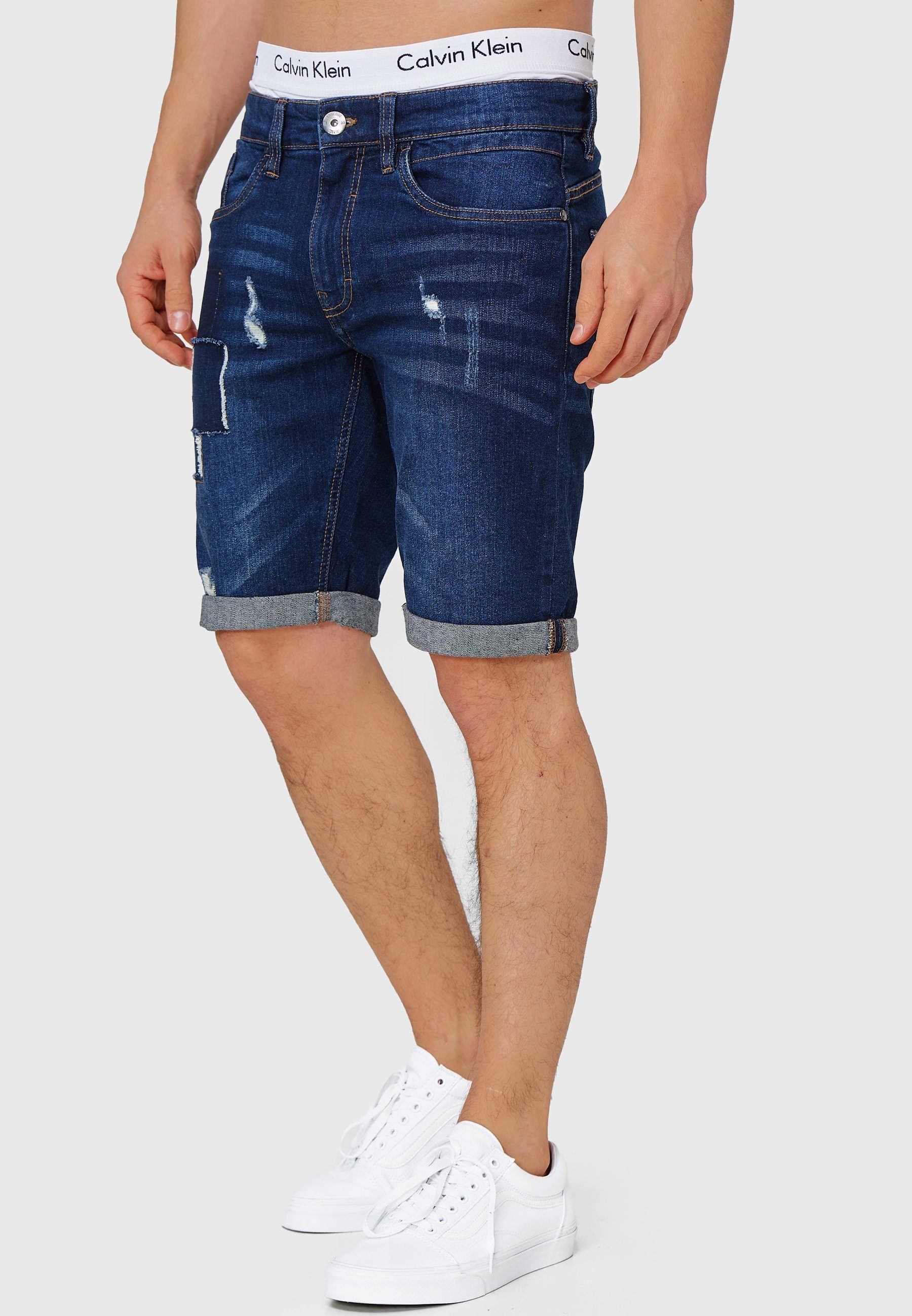 INDICODE Jeansshorts Herren Roberts Jeans Shorts Herrenshorts aus elastischer Baumwoll-Qualität – Bild 4 von 5