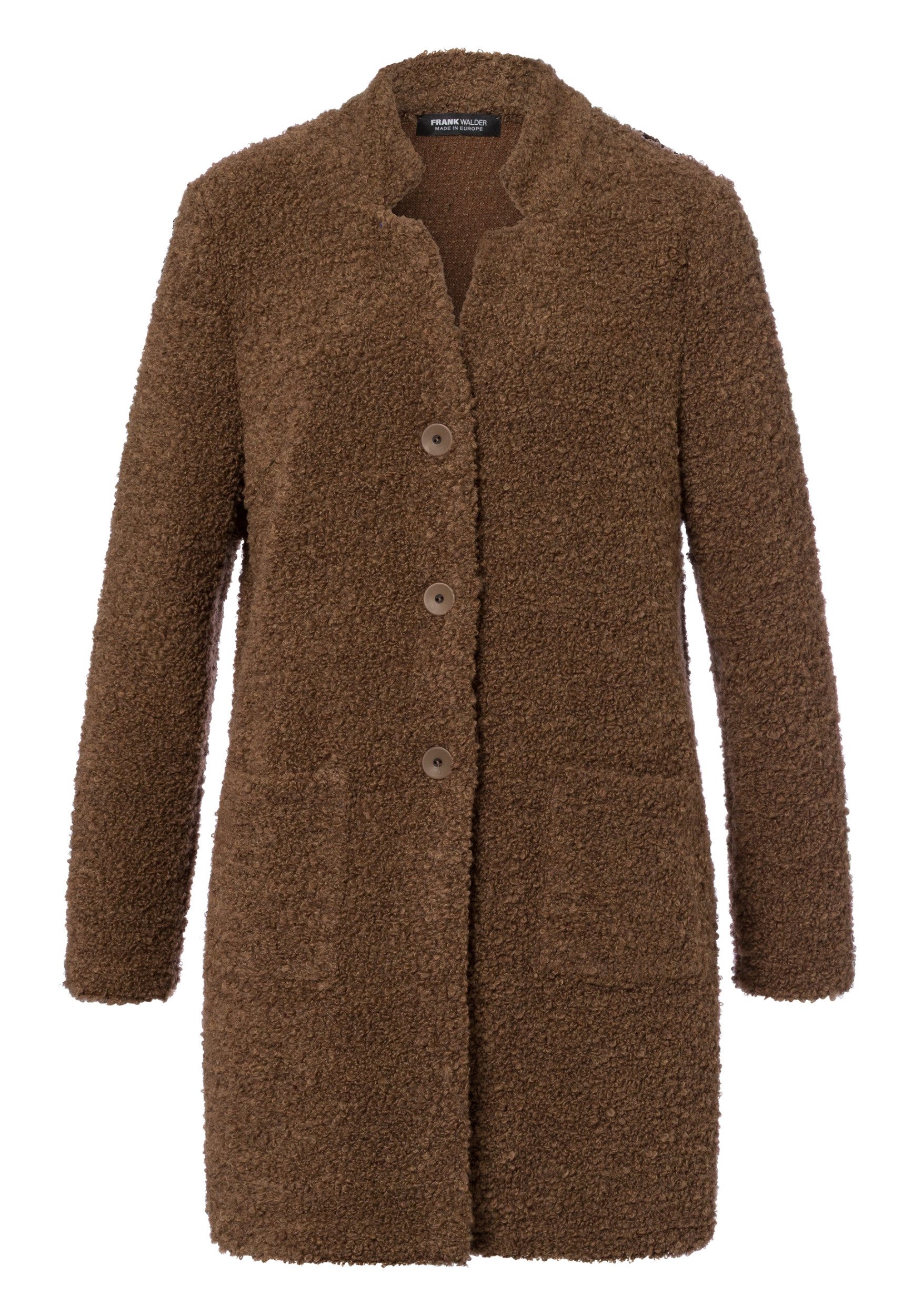 FRANK WALDER Strickjacke W52Strick marone