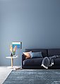 SCHÖNER WOHNEN-Kollektion Wand- und Deckenfarbe »Designfarben«, inspirierendes Horizontblau Nr. 22, feinmatt 2,5 l, Bild 2