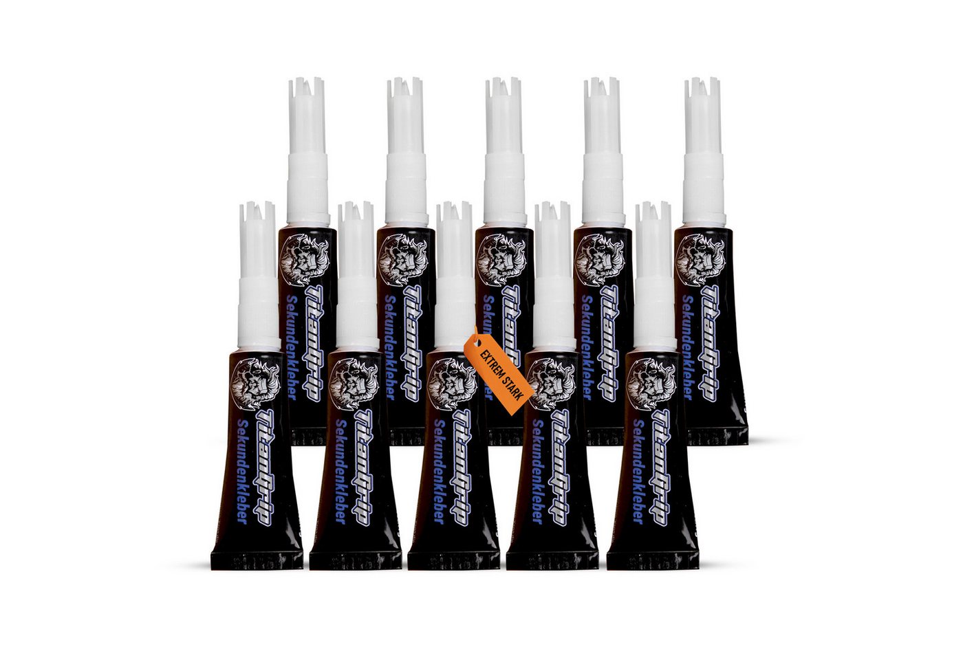 Bestlivings Sekundenkleber Gel extra stark, (5-tlg), hitze- und kältebeständig, für Holz, Metall, Kunststoff, Porzellan