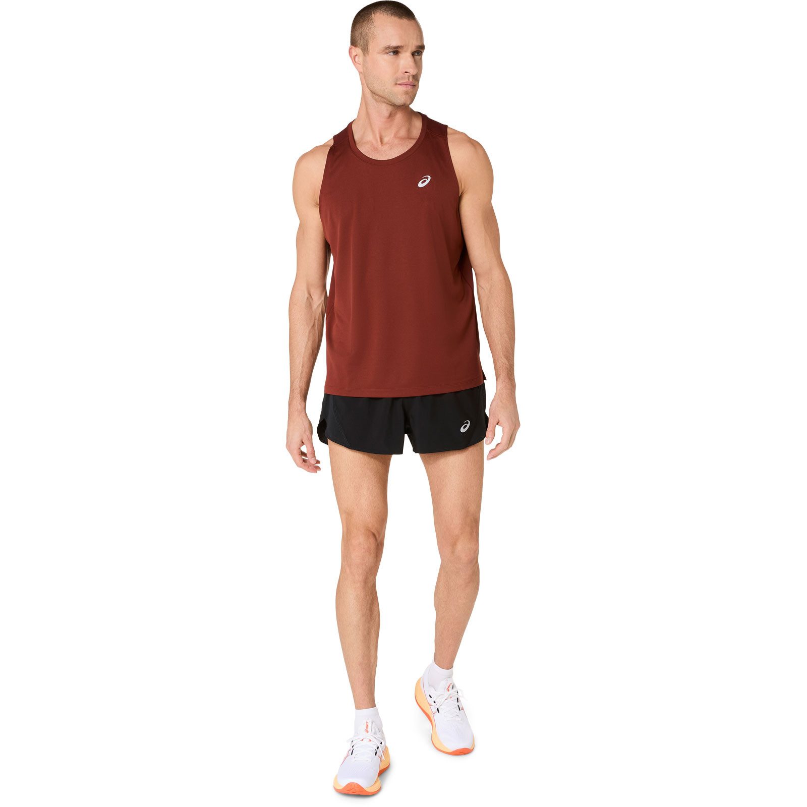 Asics Laufshirt CORE Singlet Men 2011D223-201 Leichtes Lauf Trägershirt