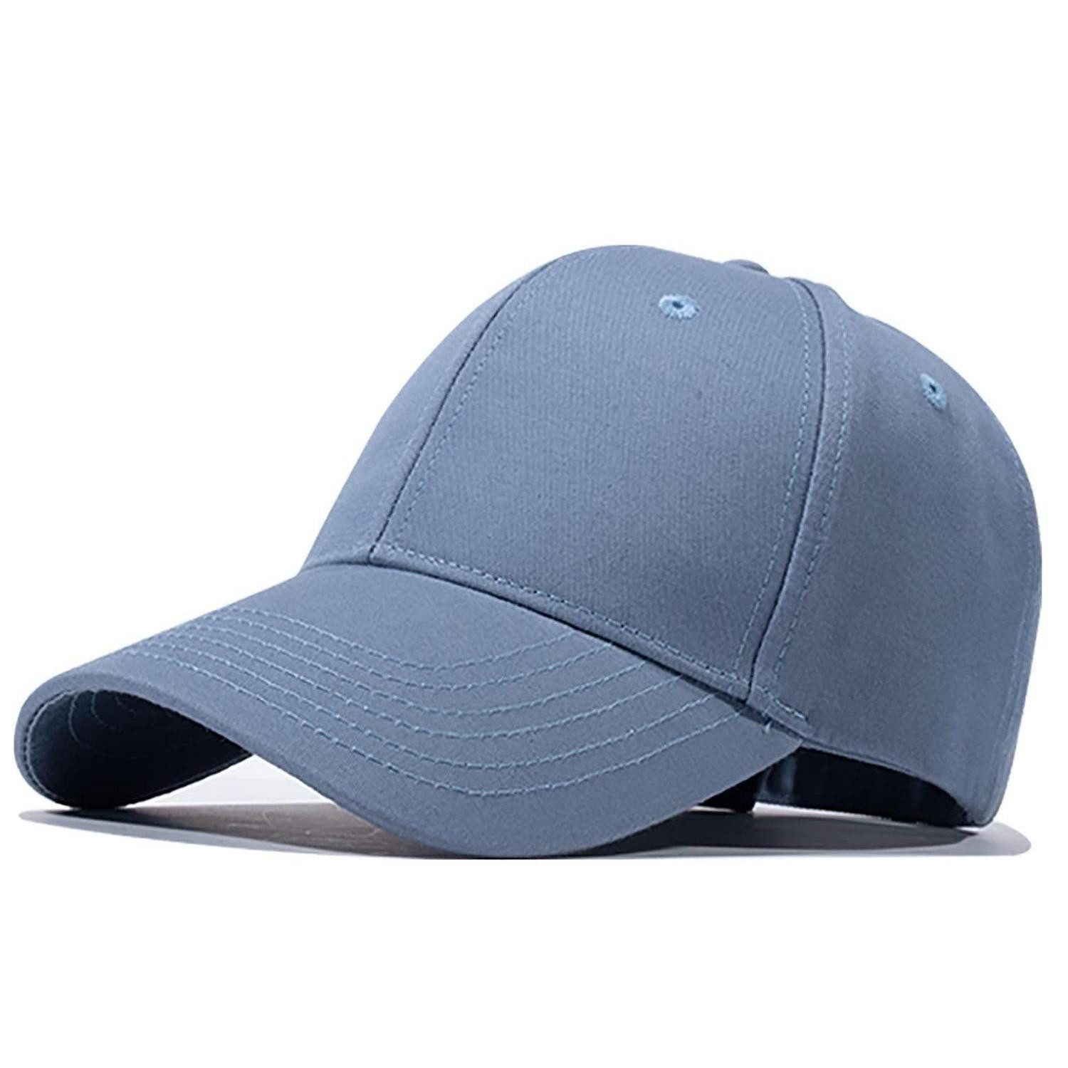Baseball Cap Baseballkappe Herren Damen Unisex Verstellbar Einheitsgröße A-blau3