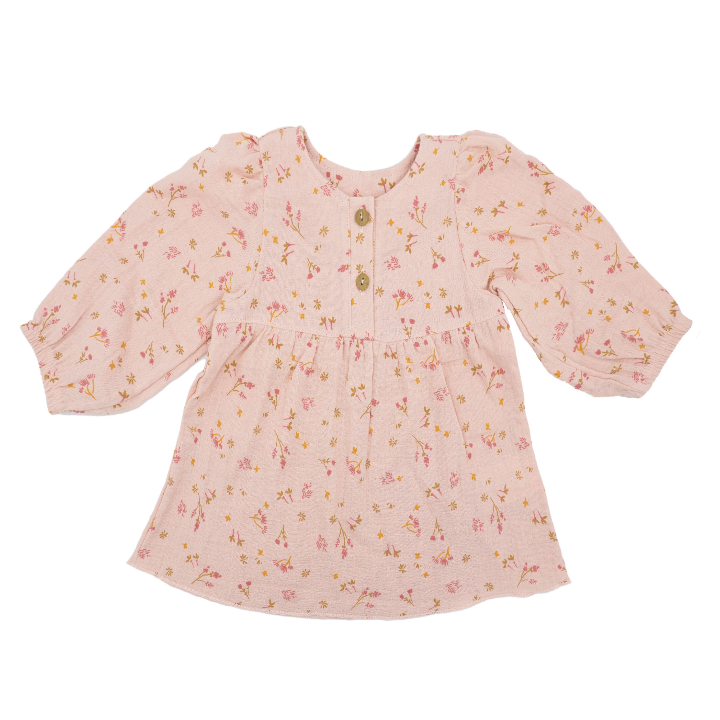 MAXIMO Shirtbluse GOTS BABY GIRL-Bluse langer Ärmel, Musselin (1-tlg)
