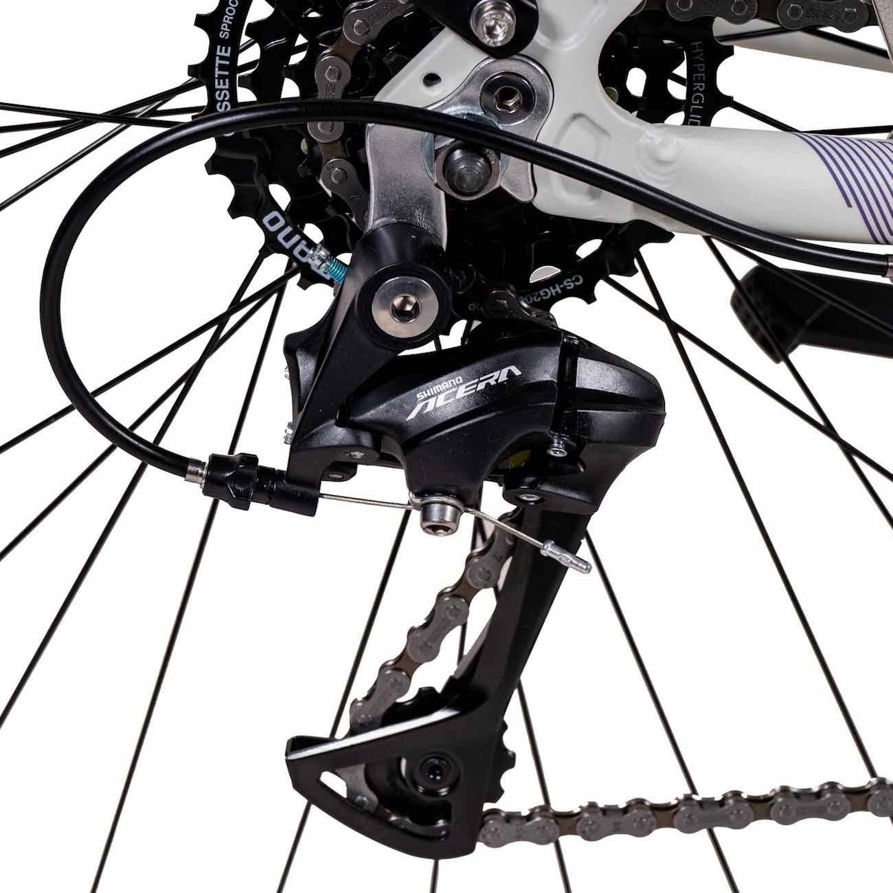 Airtracks Women's Trekking Bike, 28-inch Trekking Bike TR.2820L, 24-speed SHIMANO ACERA RD-T3000, Derailleur Gears, Matte White - Frame sizes 48 cm & 52 cm » Model 2026