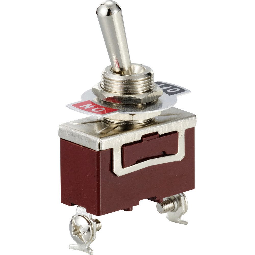 TRU COMPONENTS Schalter TRU COMPONENTS TC-12819620 Kippschalter 250 V/AC 15 A 1 x Ein/Aus ra (TC-12819620)