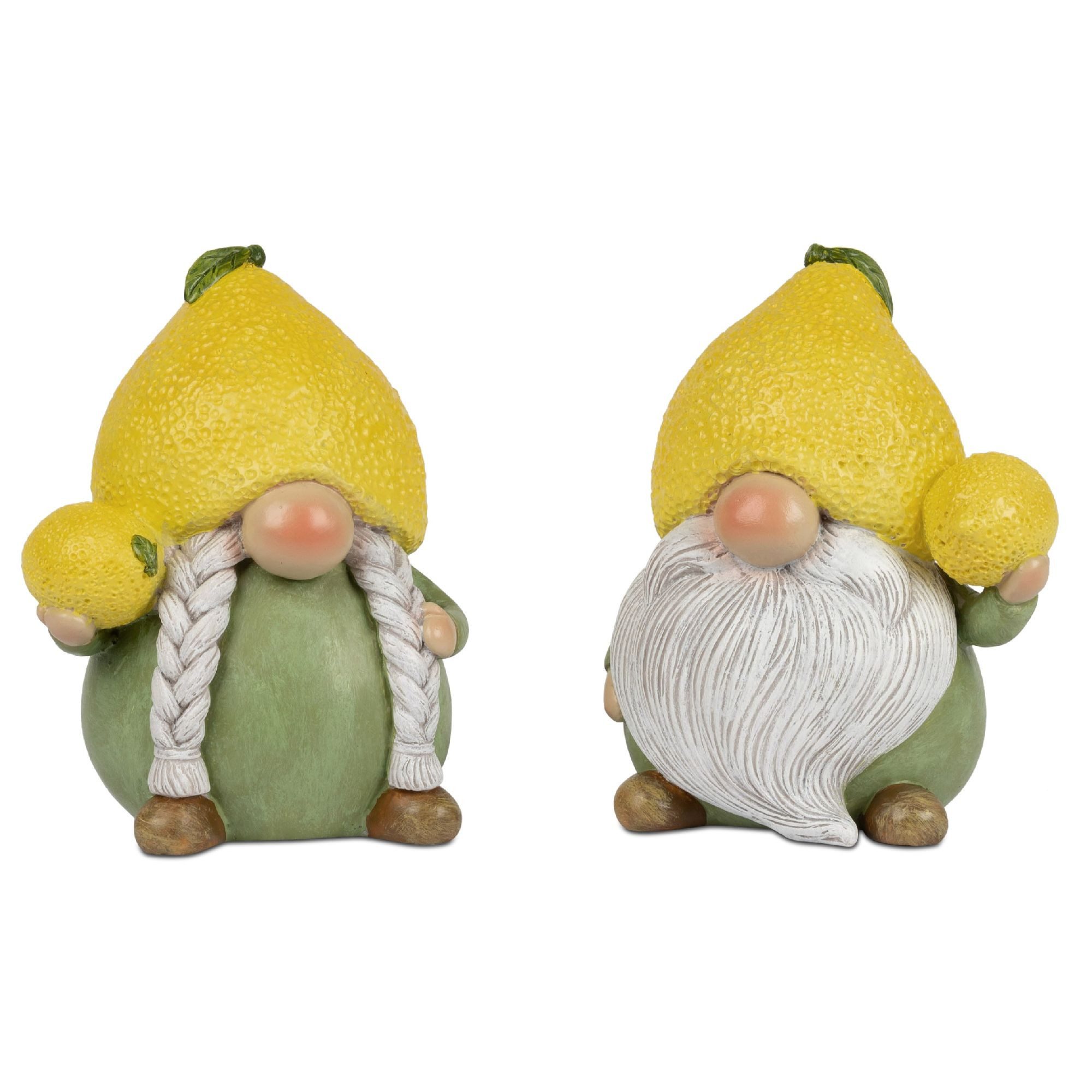 formano Dekovase Zitronen, Höhe: 12cm, Farbe: Mehrfarbig, Motiv: Zitronen