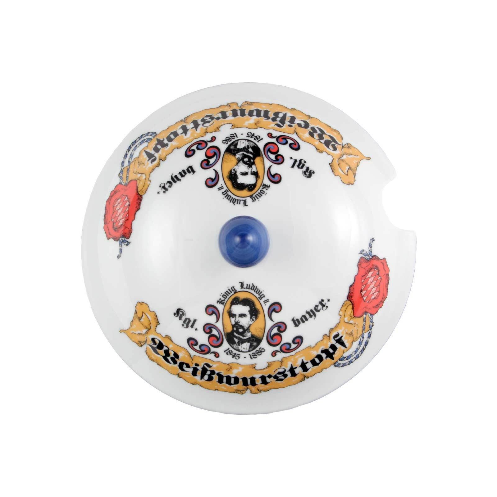 Seltmann Weiden Schale Compact Bayern Löwenkopfterrine mit Deckel 2,1 l, Porzellan, (1x Terrine, 1-tlg)