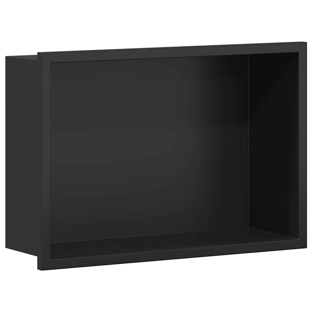 vidaXL Duschwand Duschnische Schwarz 30 x günstig online kaufen