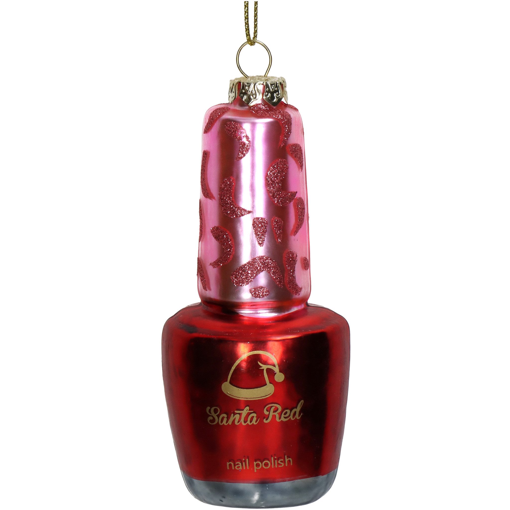 HD Collection Christbaumschmuck, Christbaumschmuck Glas 10,1cm Nagellack Fi günstig online kaufen