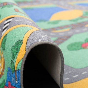 Kinderteppich Kinder Straßenteppich, Snapstyle, Eckig, Höhe: 4 mm
