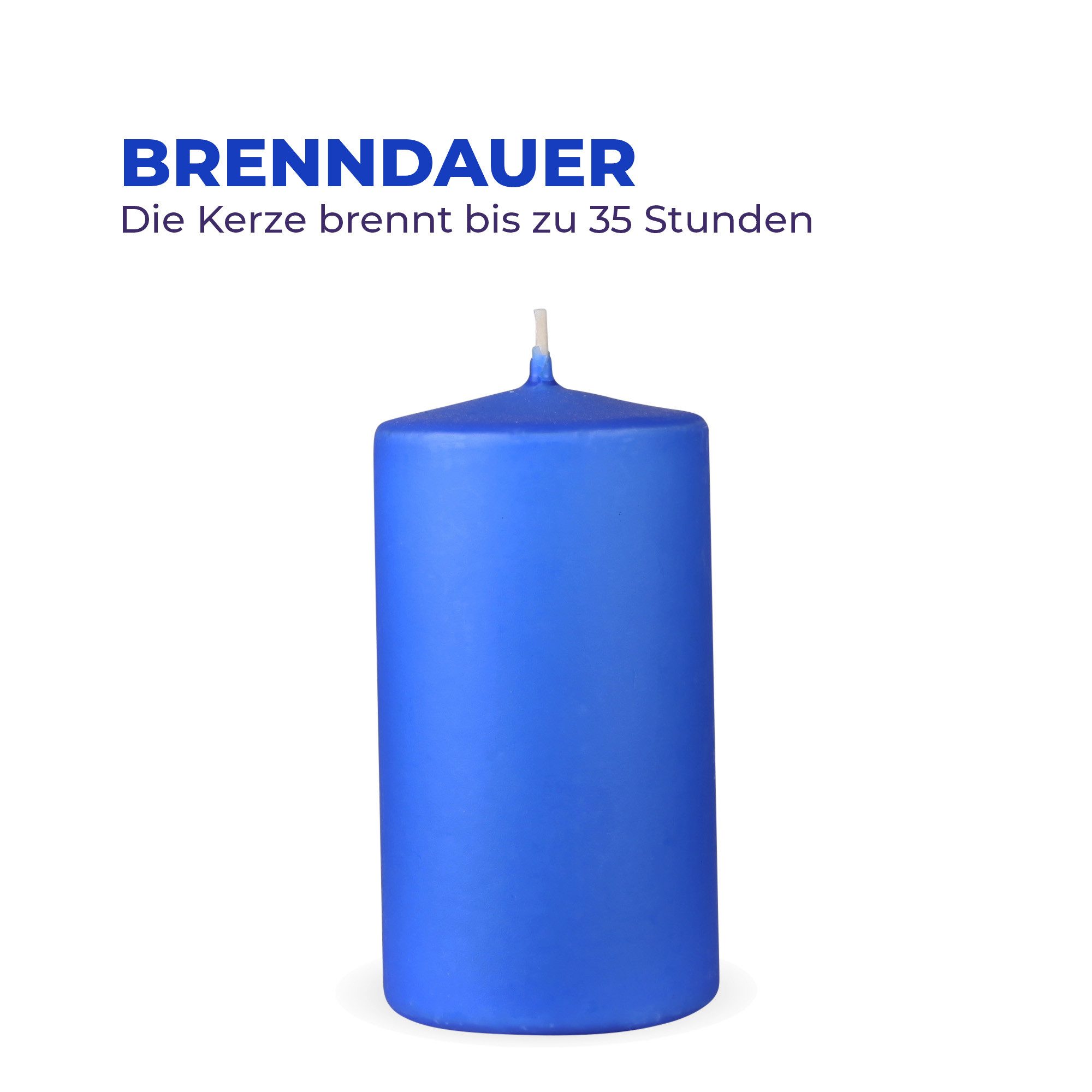 HS Candle Stumpenkerze Säulenkerze Ø7cm (4-tlg), günstig online kaufen