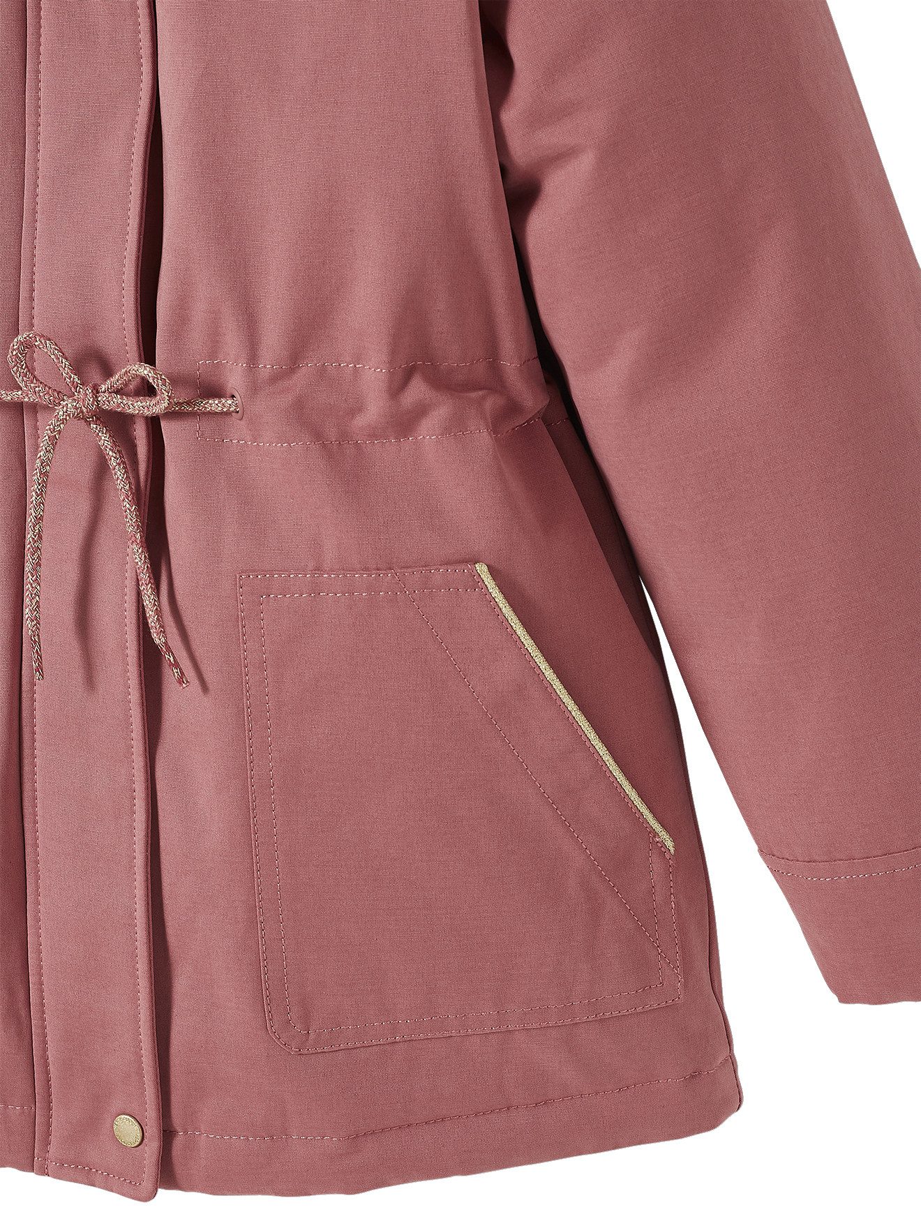 vertbaudet Parka Mädchen Winterjacke Recycling-Polyester