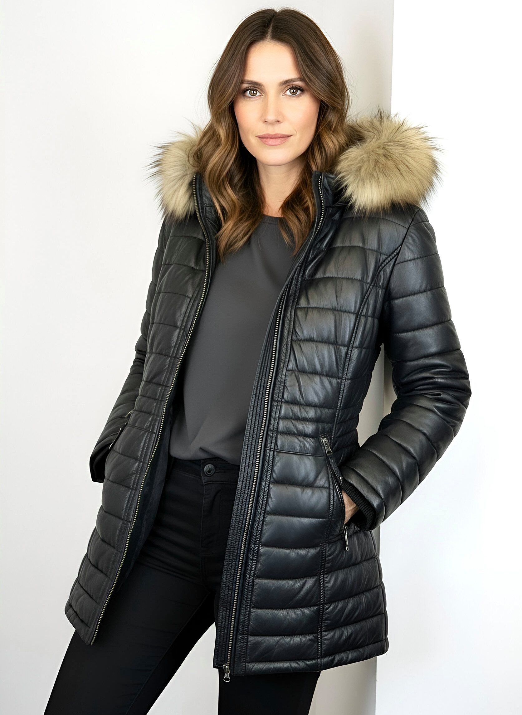 Cabrini Ledermantel Claire günstig online kaufen