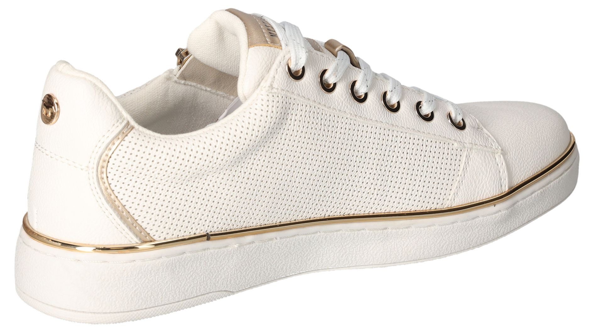 Mustang Shoes Sneaker, Plateausneaker, Schnürschuh mit Metallic Details