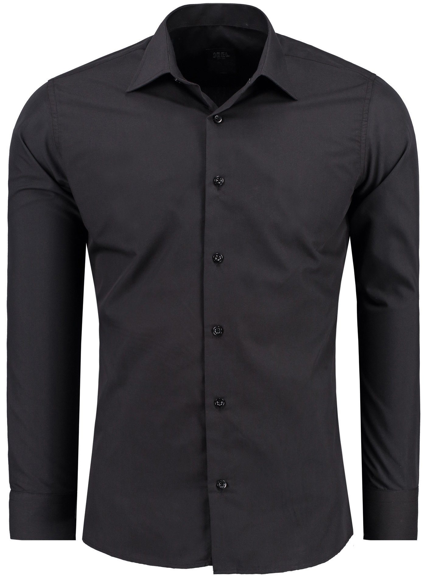 J'S FASHION Businesshemd JS12105 Slim Fit Langarm Herren Hemd mit farblich günstig online kaufen