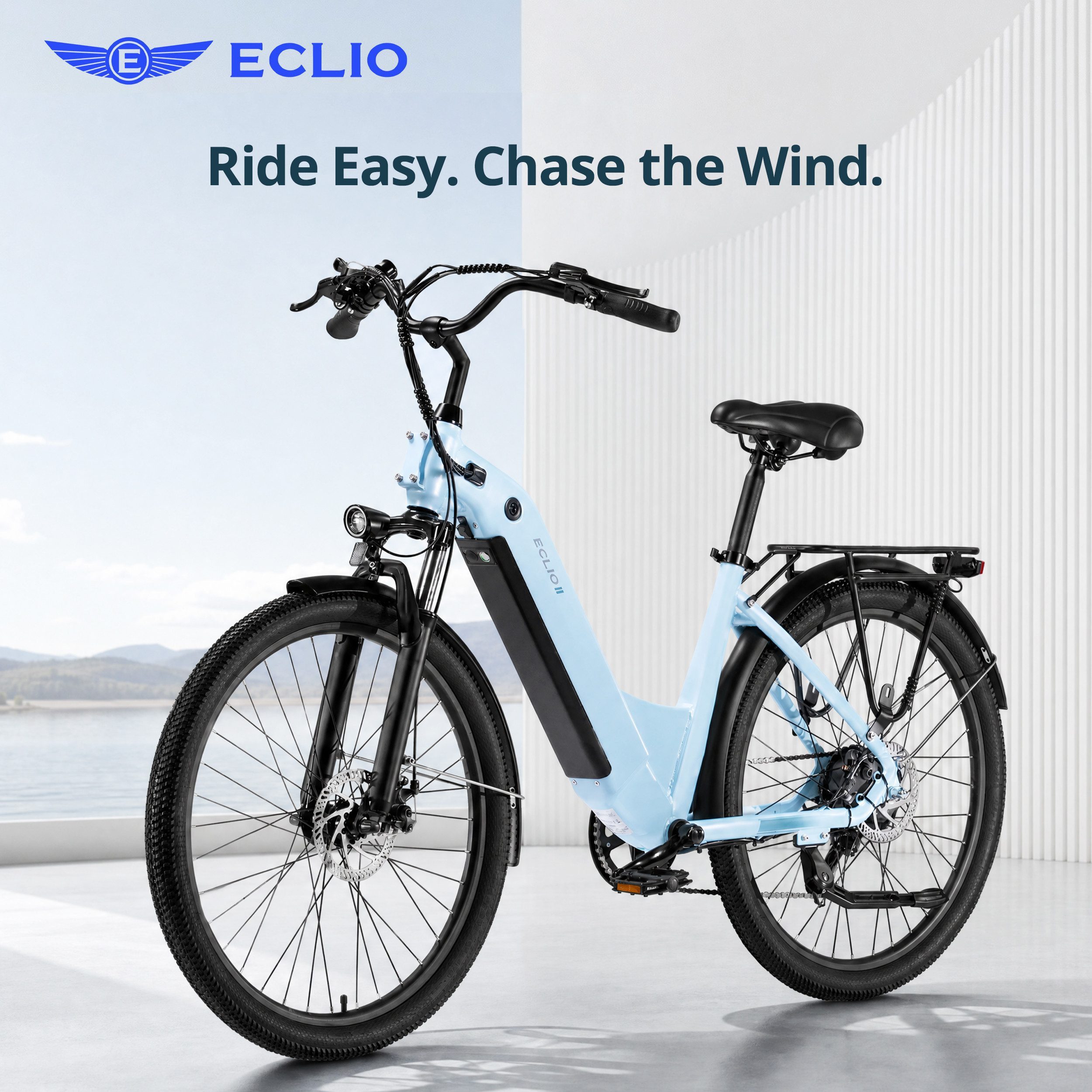 Vankel E-Bike Cityrad 26 Zoll e bikes für herren 18.2AH 36V 655WH damen 120km Elektrofahrrad, Kettenschaltung, Heckmotor, 655,2 Wh, (Beleuchtungsset mit Batterieladegerät, Batterieschlüssel, Werkzeug), Komfortables Stadtrad mit Scheibenbremsen & 26" Bereifung für Pendler