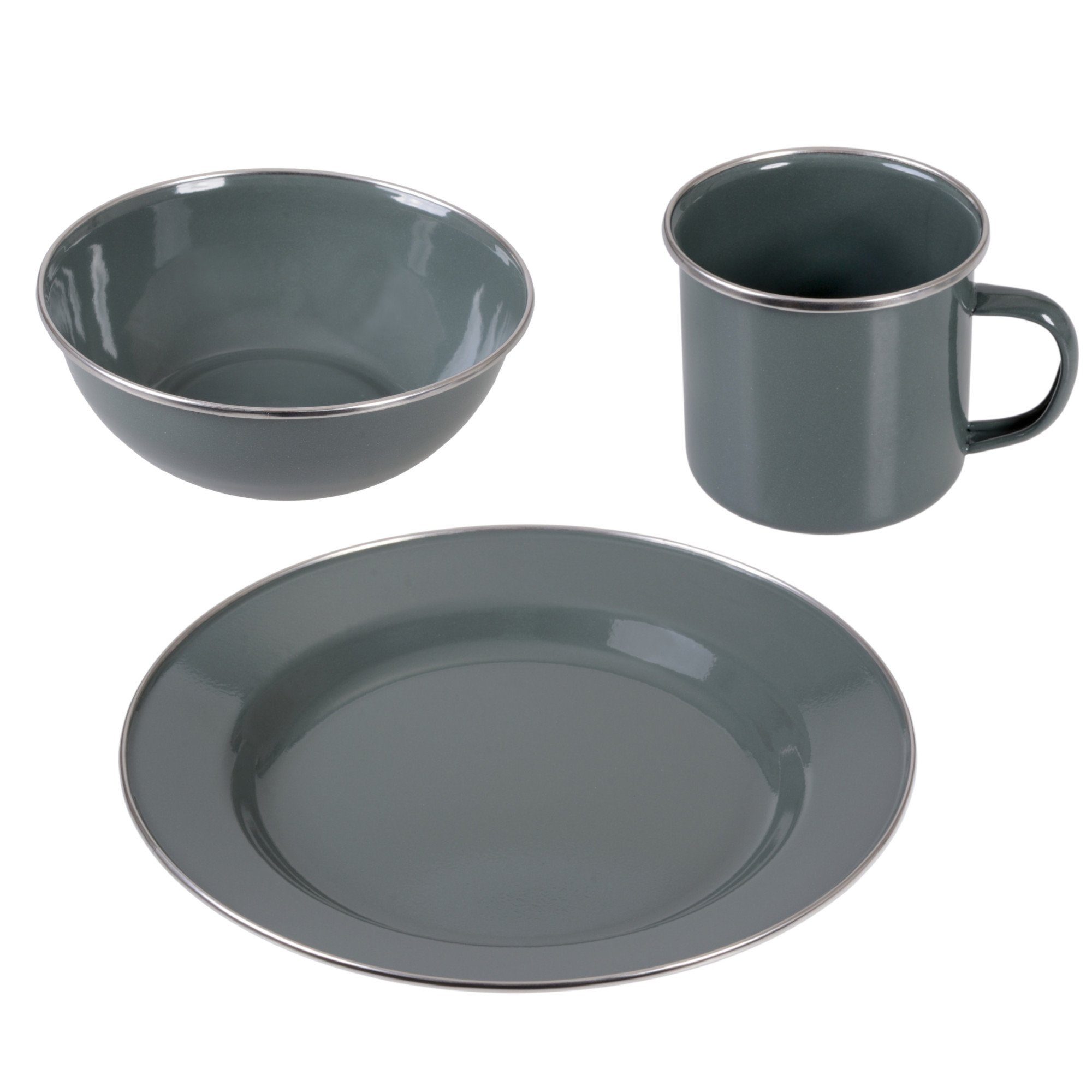 Geschirr-Set Camping Geschirr Set 3-teilig