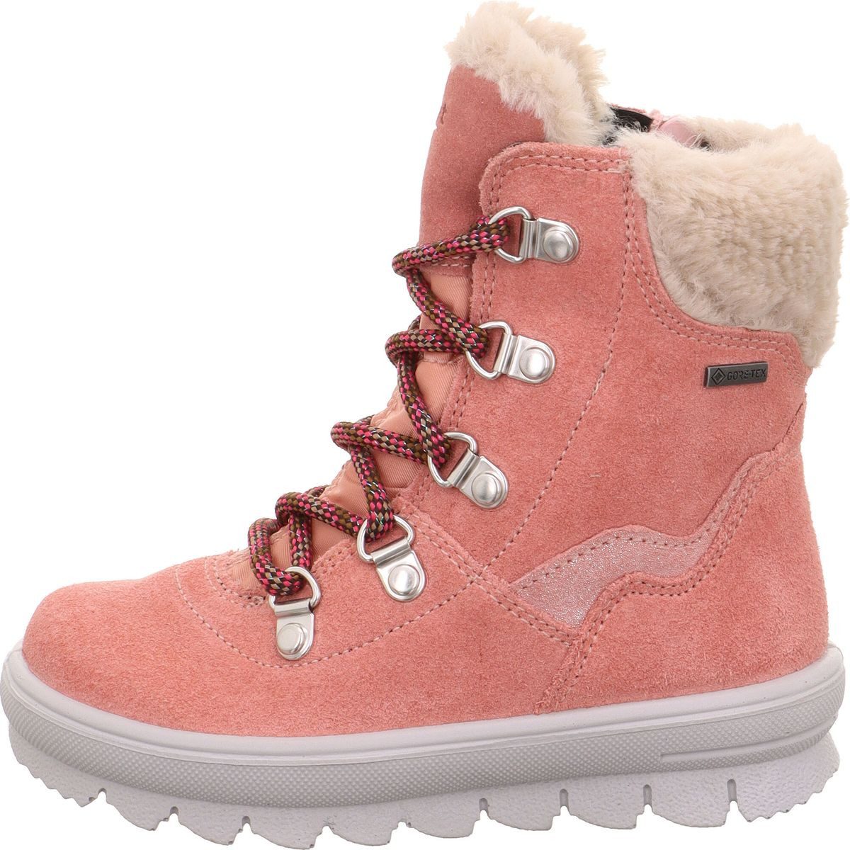 Superfit Flavia Winterstiefel Stilvolle, wasserdichte Mädchen-Boots mit Kunstfellkragen, recyceltem