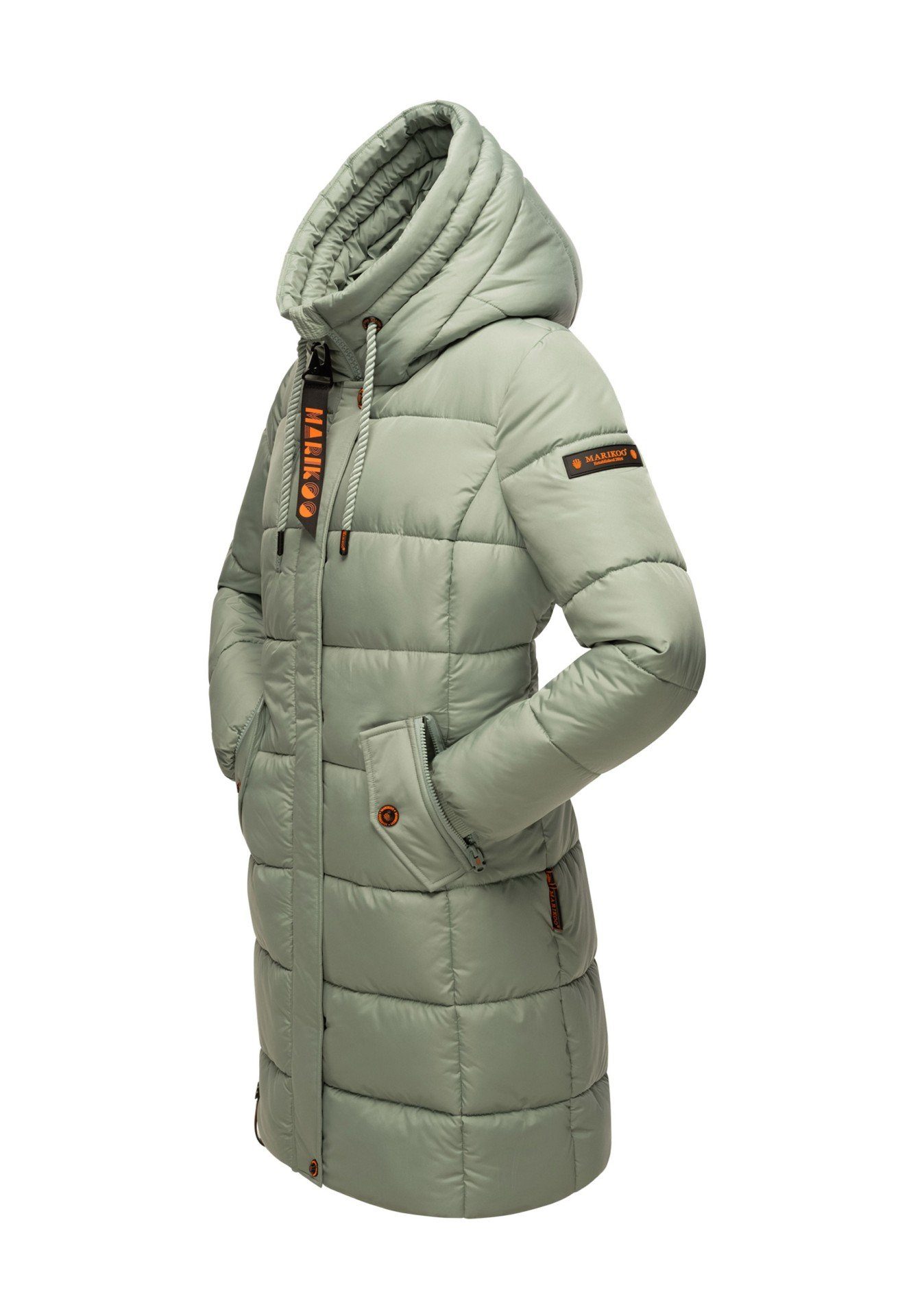 Marikoo Outdoorjacke mit einer großen Kapuze – Bild 4 von 5