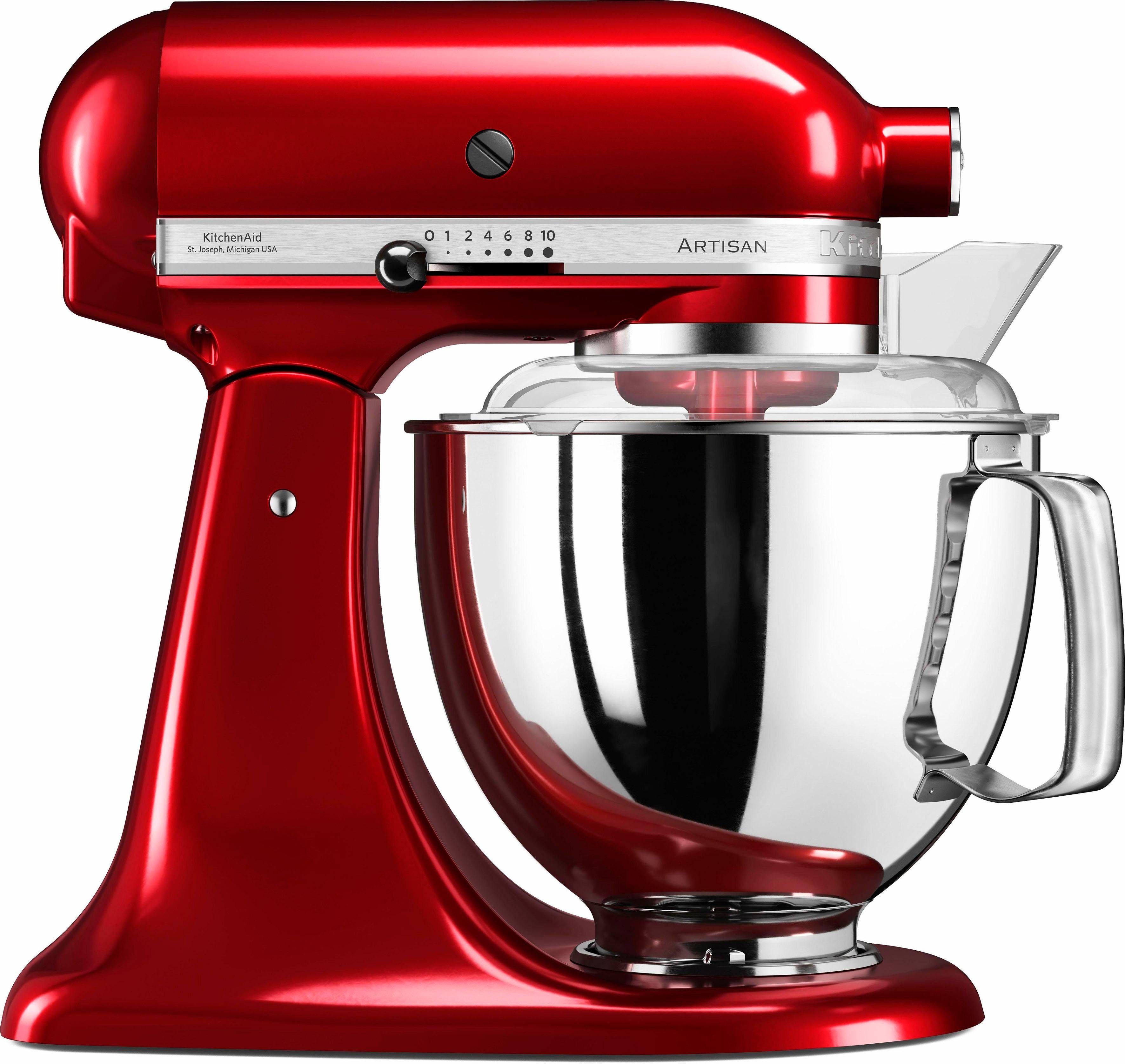 KitchenAid Küchenmaschine 5KSM175PSECA LIEBESAPFEL-ROT, 300 Schüssel, 129,-UVP) Gratis (Wert W, Fleischwolf+Spritzgebäckvorsatz mit 4,8 l ca