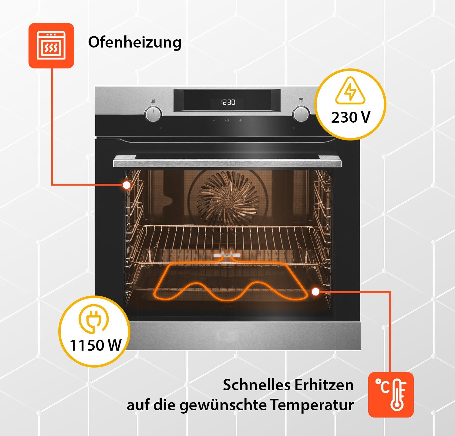 VIOKS Heizkörper Heizelement Ersatz für Whirlpool 480121101147