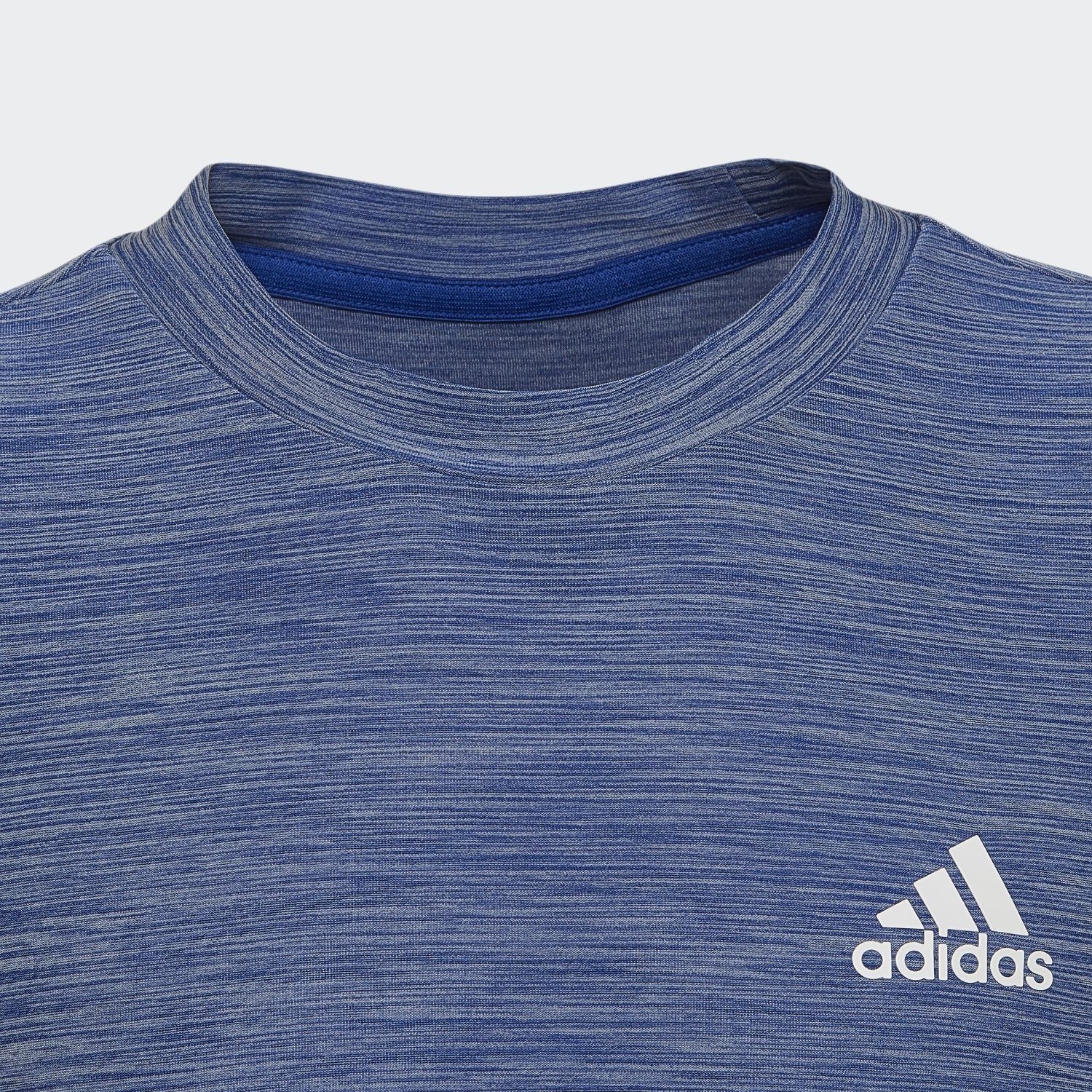 adidas Sportswear Trainingsshirt HEATHER TEE Fitness T-Shirt Kinder blau