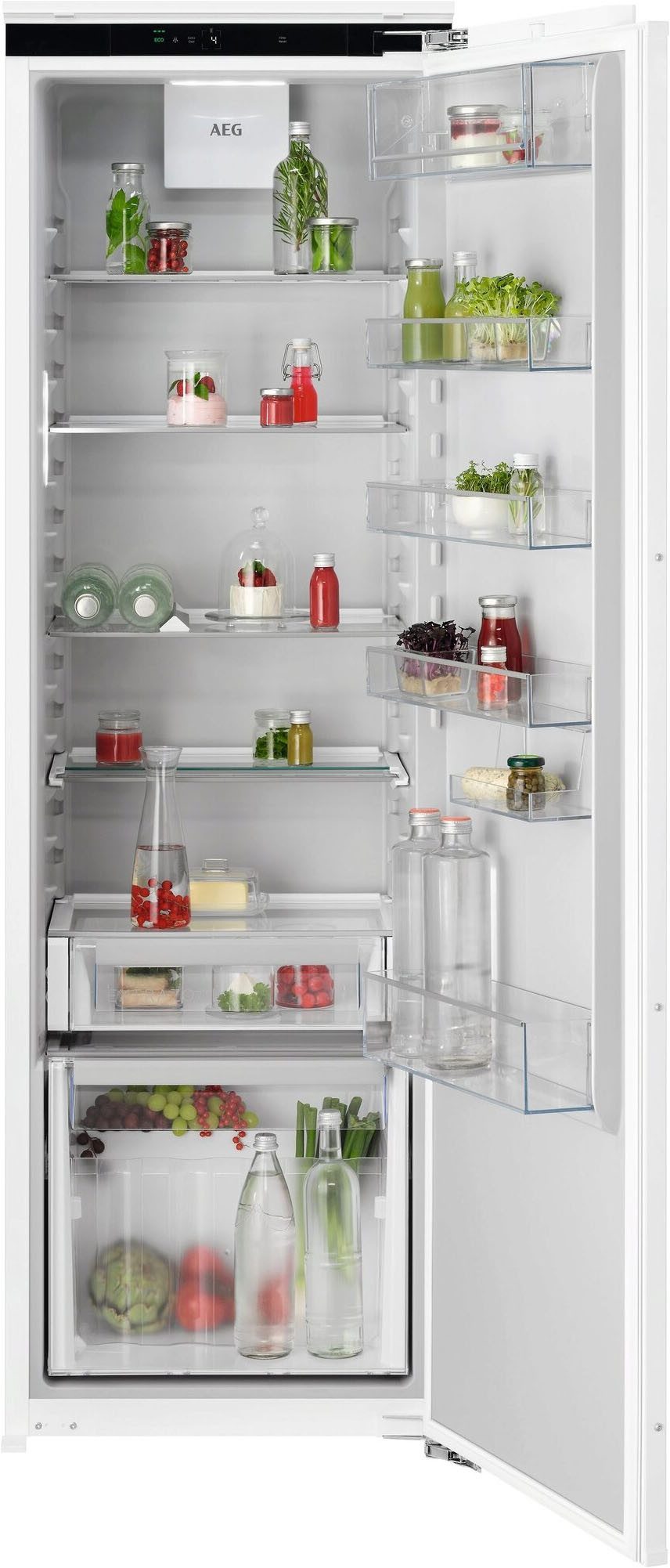 AEG Einbaukühlschrank 6000 TK6DS181DC 923584343, 176,9 cm hoch, 55,7 cm breit, DynamicAir: Für gleichmäßige Kälteverteilung
