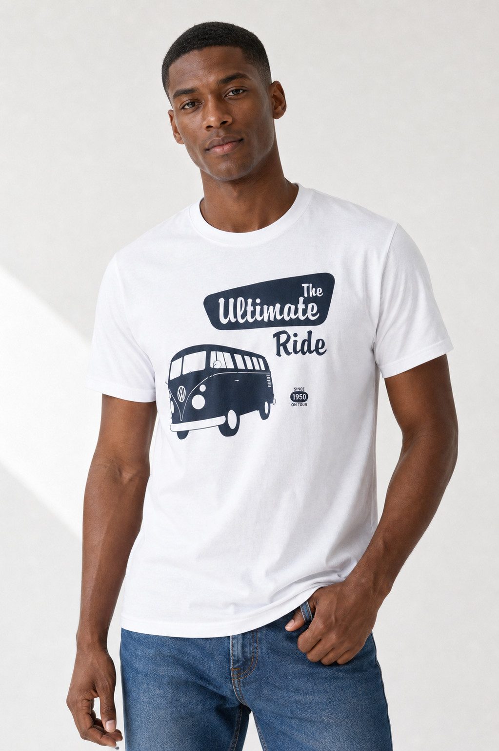 VW Collection by BRISA Kurzarmshirt Volkswagen Unisex T-Shirt Rundhalsausschnitt