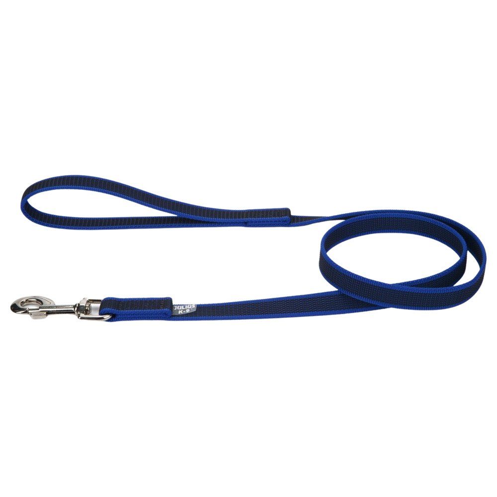 Julius-K9 Hundeleine Leine Super Grip mit Handschlaufe blau