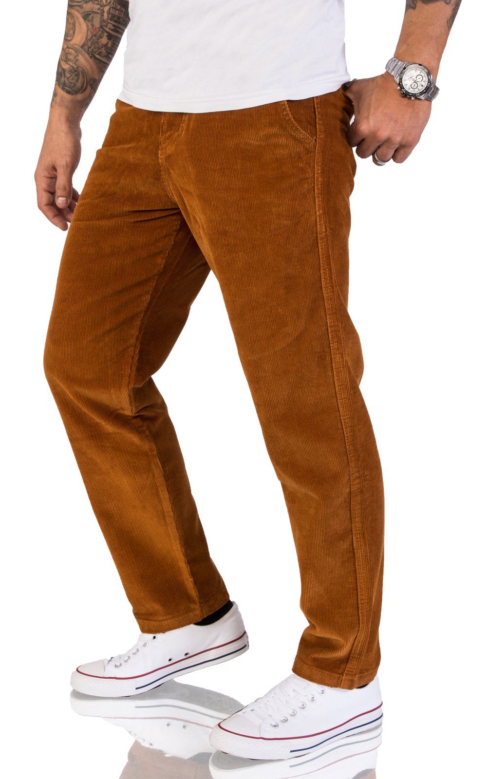 Rock Creek Cordhose Herren Regular Fit Cordhose RC-2156
