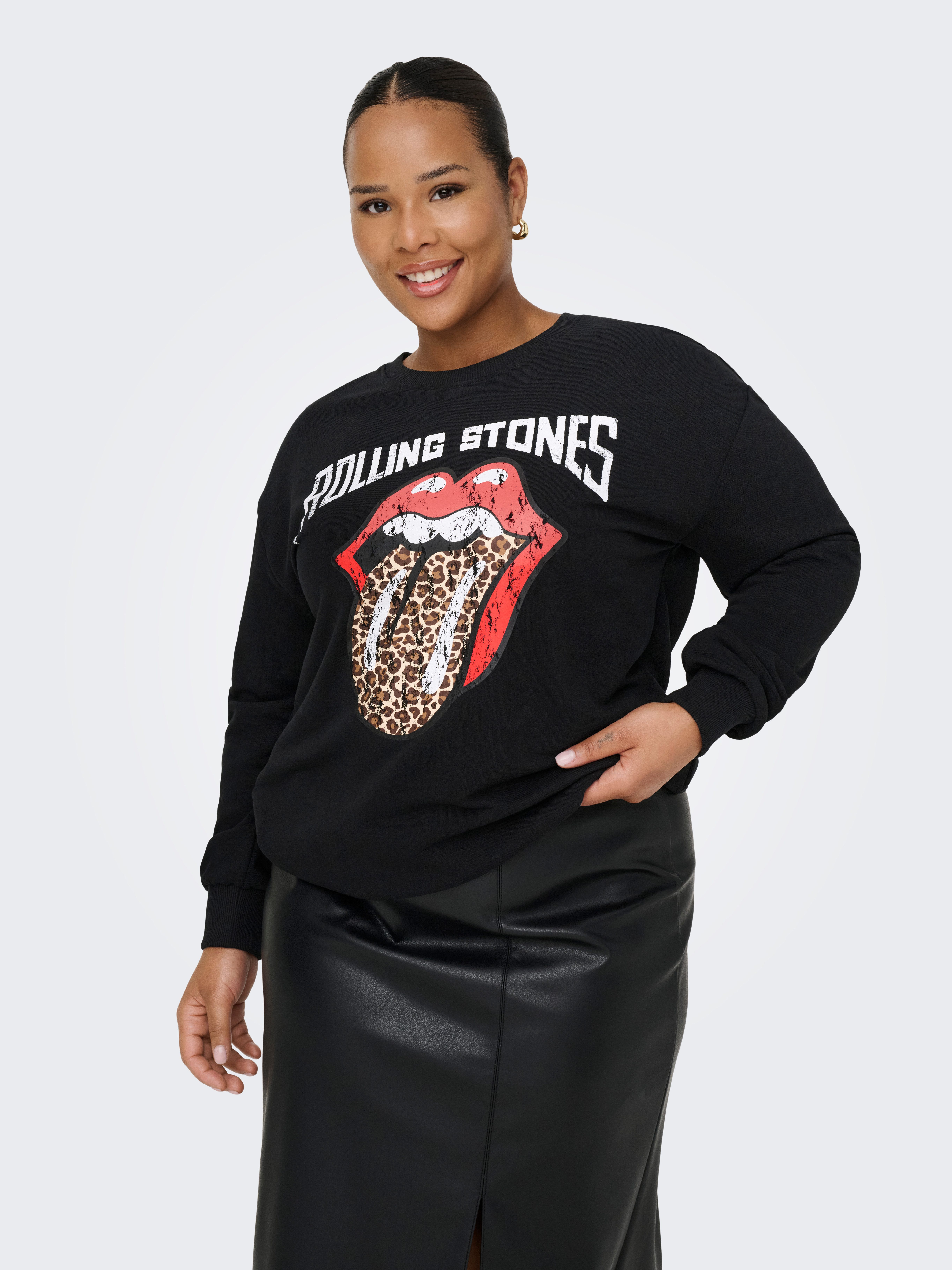 ONLY CARMAKOMA Sweatshirt CARROLLI L/S O-NECK günstig online kaufen