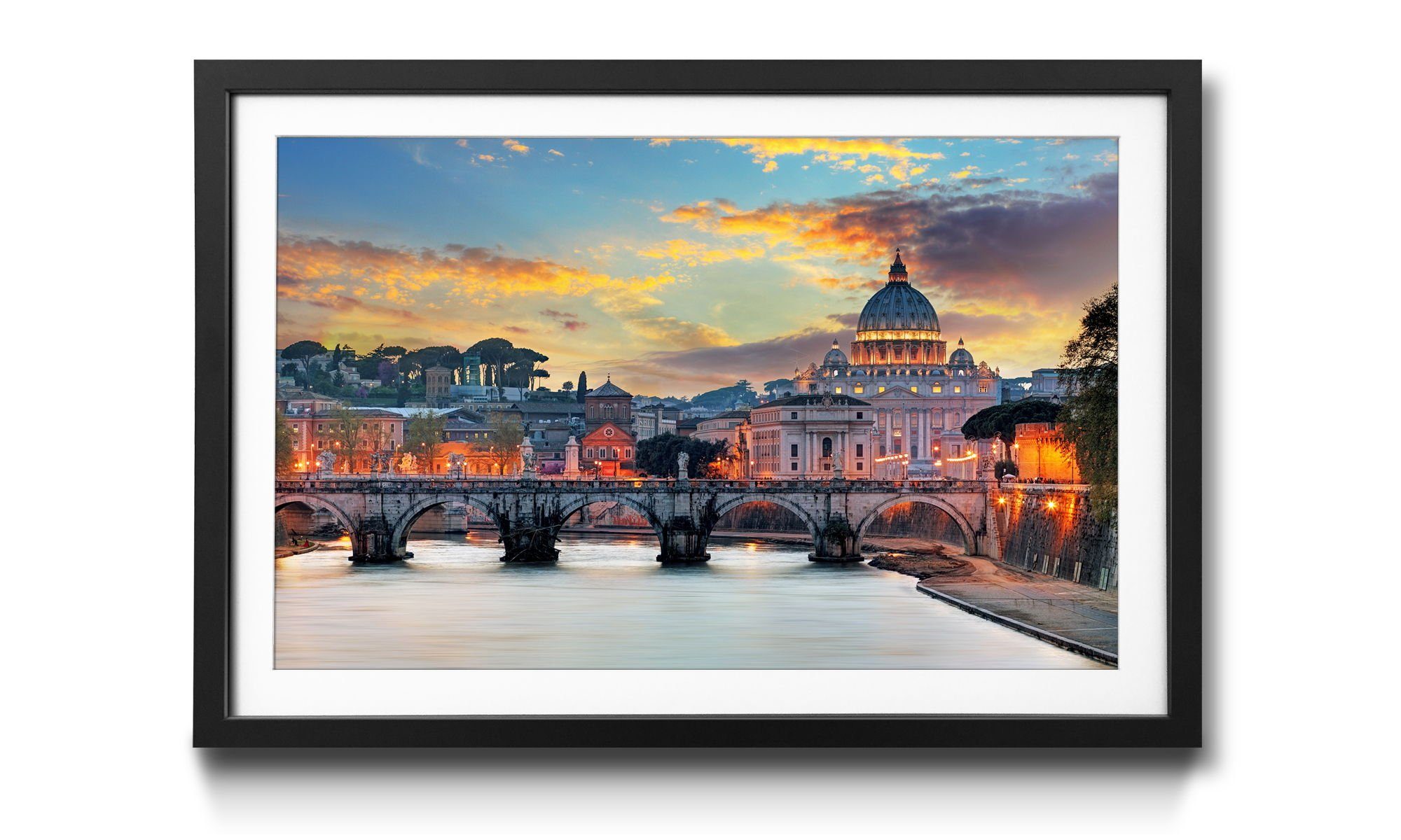 WandbilderXXL Bild mit Rahmen Vatican, Rom, Wandbild, in 4 Größen erhältlich