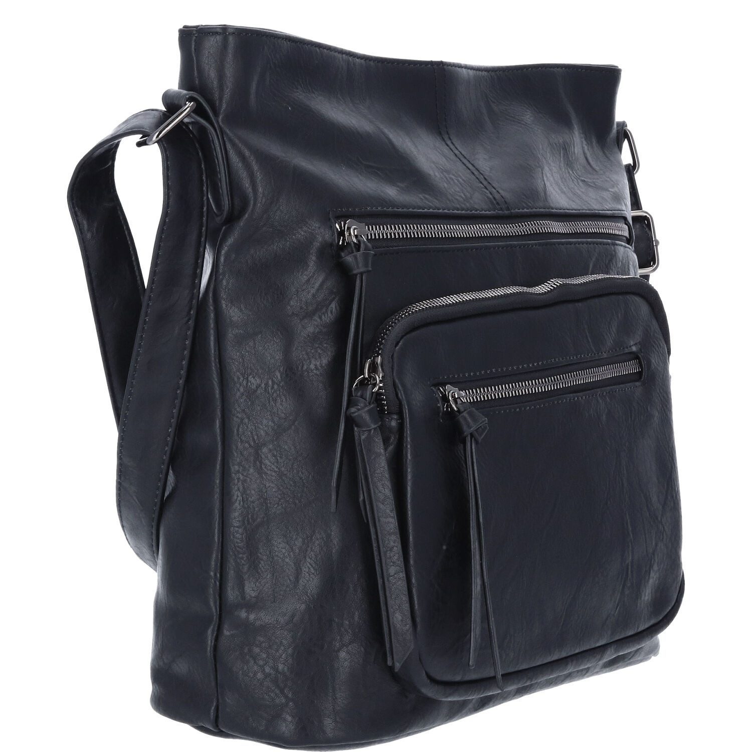 Antonio Umhängetasche Antonio Damen Handtasche schwarz günstig online kaufen