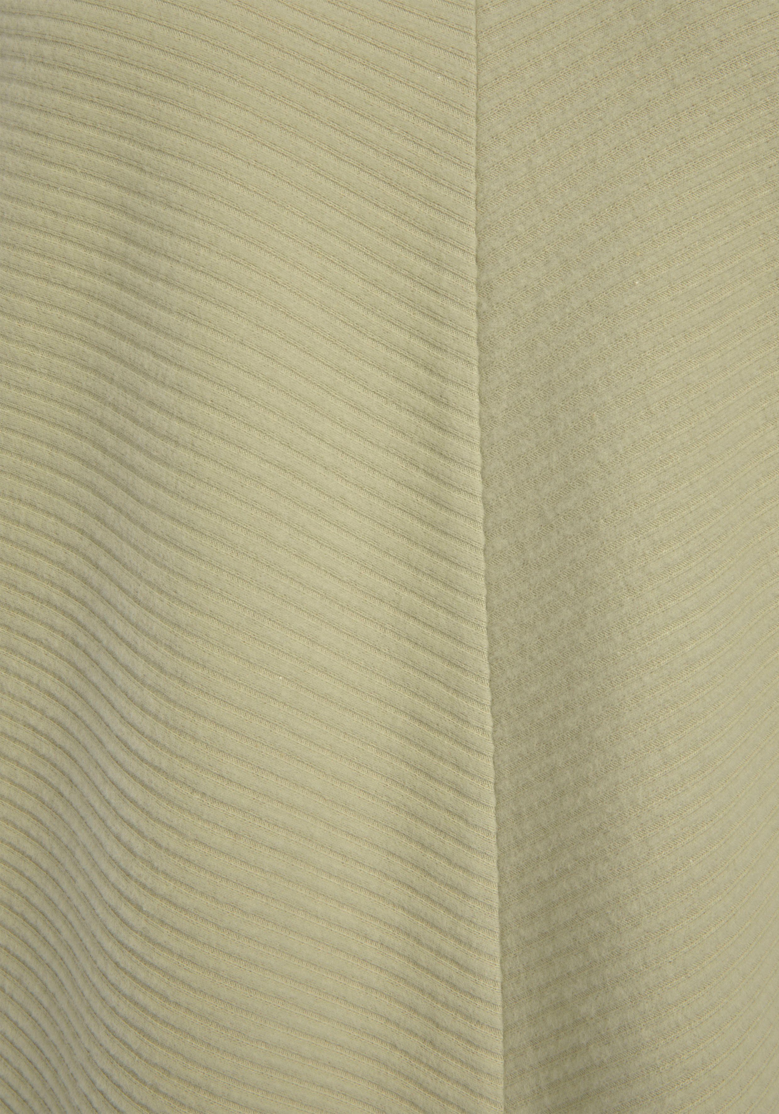 s.Oliver Sweatkleid Langarmkleid aus Ripp-Qualität mit Teilungsnaht, Loungewear
