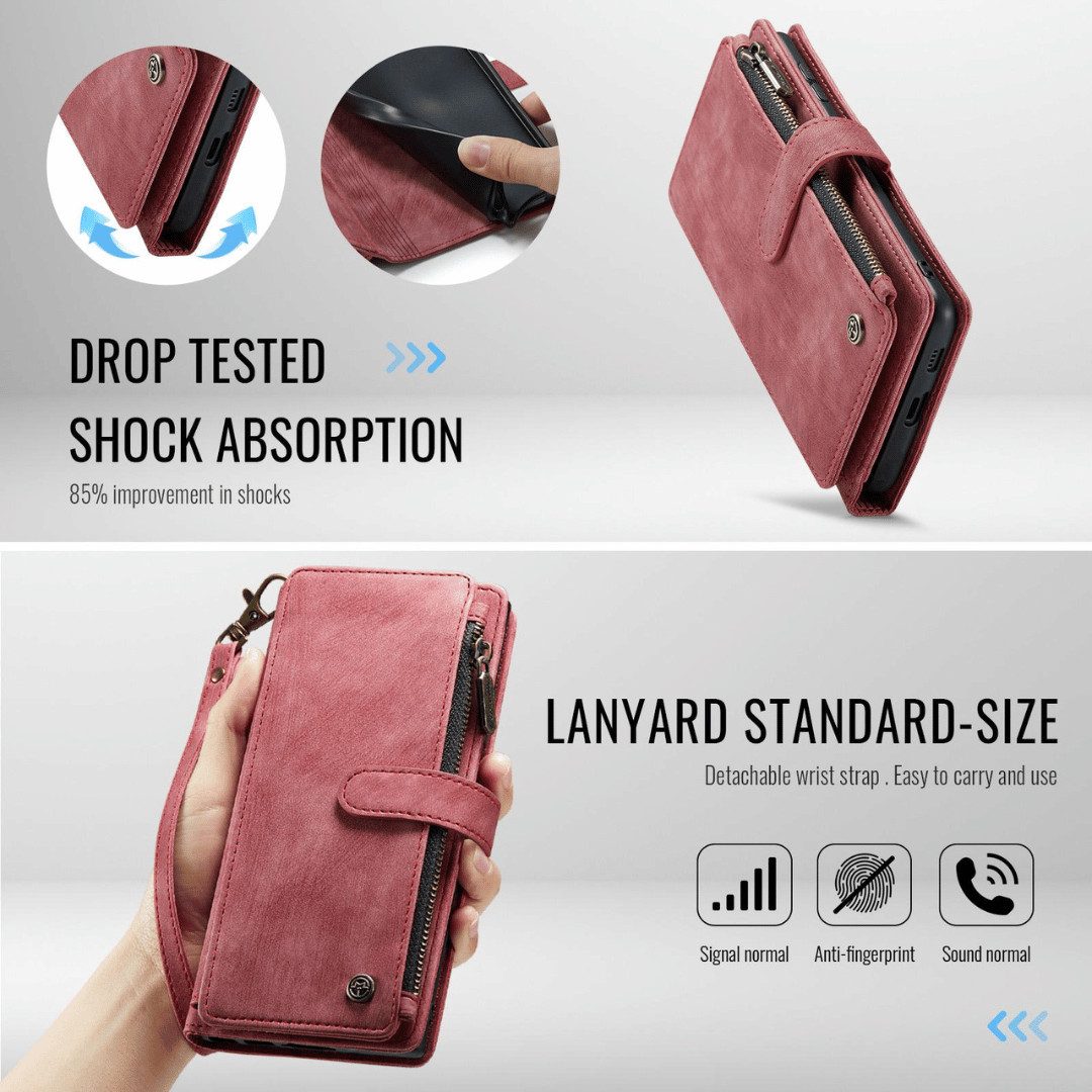 SmartUP Smartphone-Hülle für Xiaomi Redmi Note 14 Pro 5G Klapphülle Fliphülle Tasche Smart Case 6,67 Zoll, Integrierte Standfunktion, integrierte Geldbörse – Bild 4 von 5