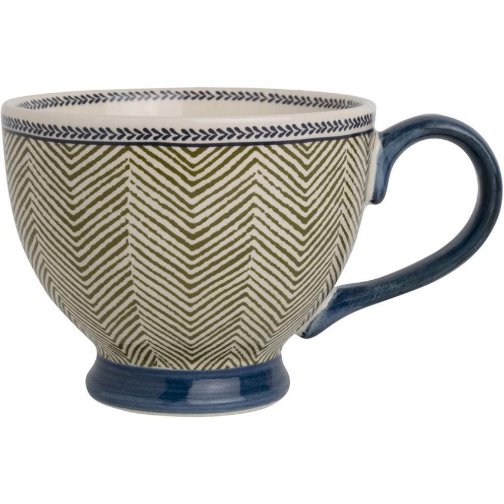 LAURA ASHLEY Tasse Henkelbecher Edwin Blue Sage (430ml) (2-teilig)