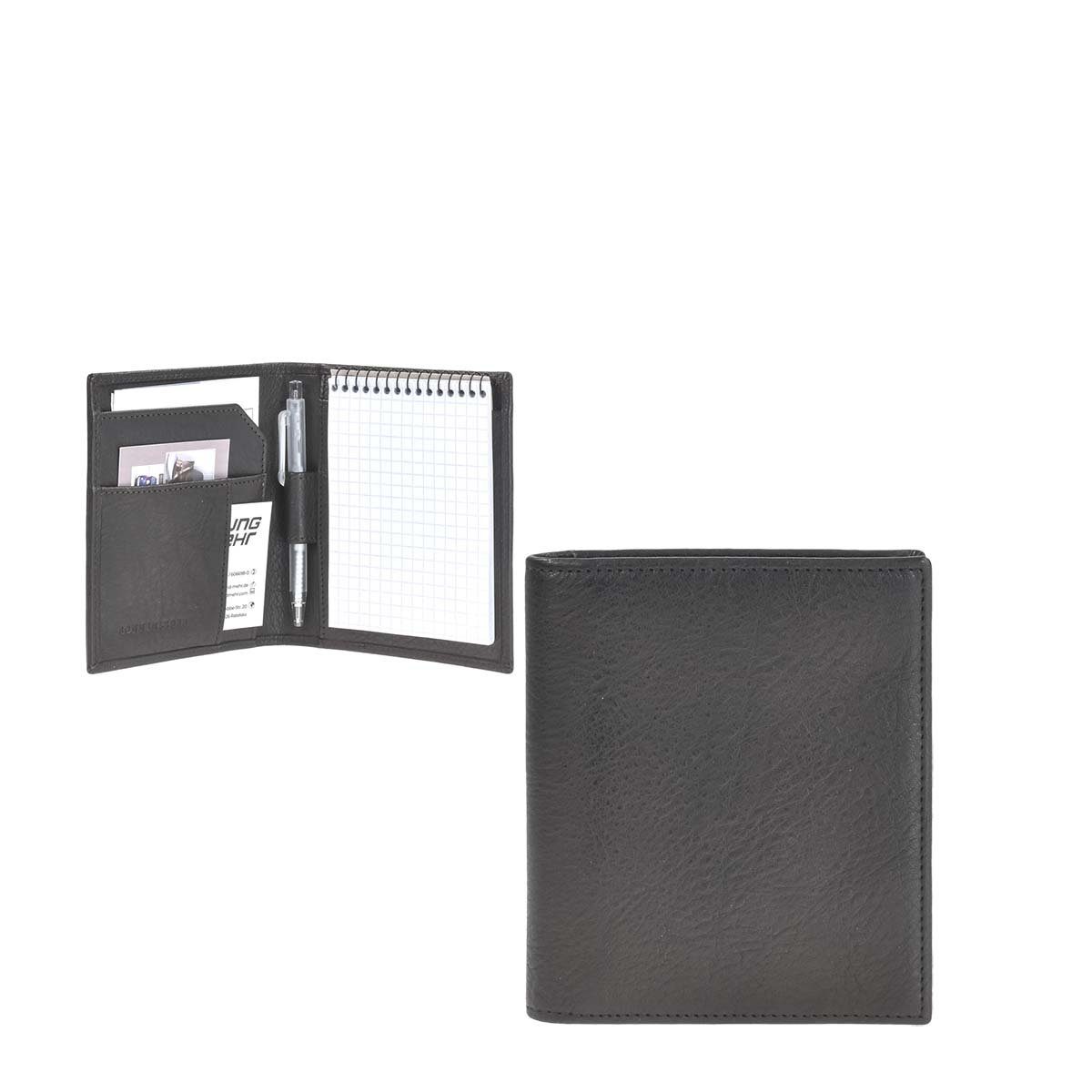 Sonnenleder Schreibmappe Twain, Mappe, A7 Format, Leder, 10,5 x 12,0 x 2,5 cm