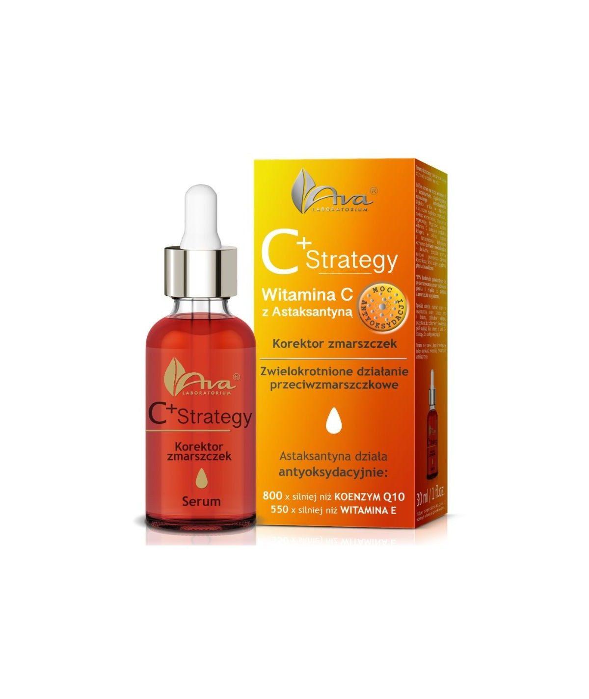 AVA Anti-Falten-Serum C+ Strategie Anti-Falten Gesichtsserum Wrinkle Corrector 30ml