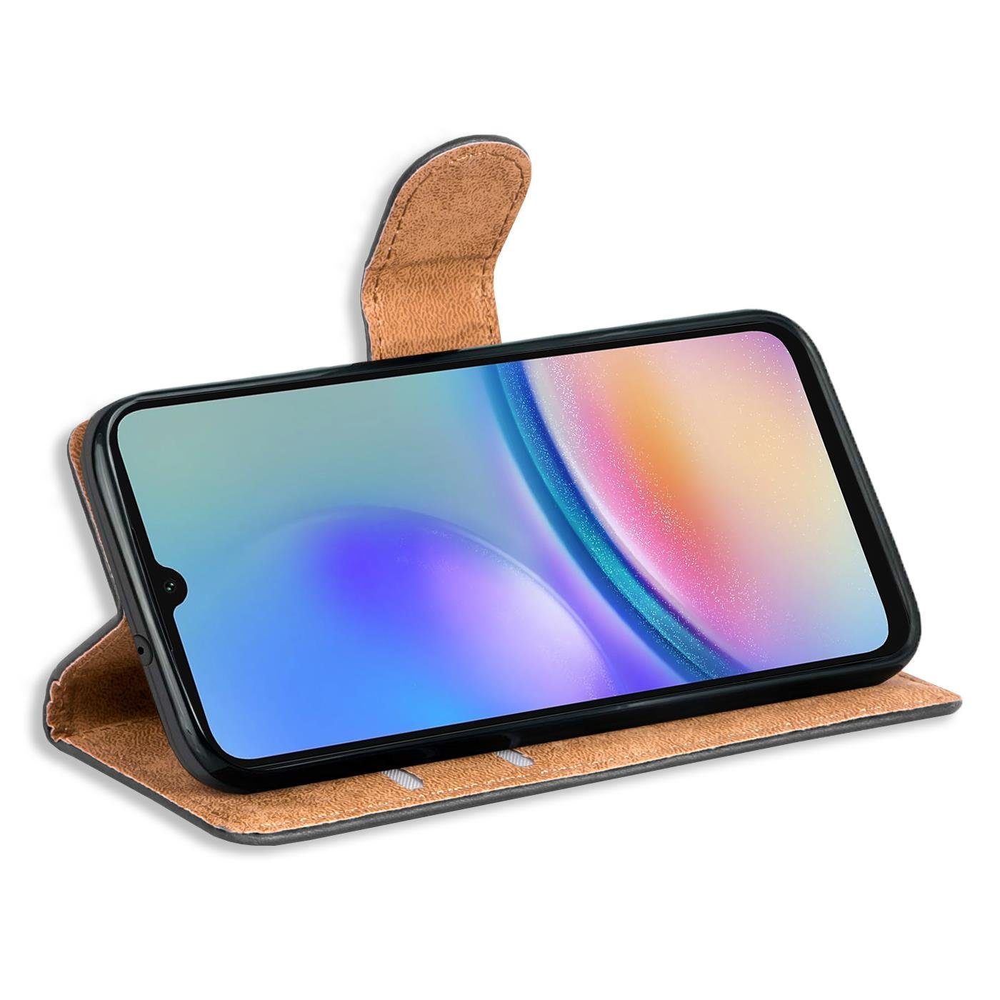 CoolGadget Handyhülle Wallet Klapp Tasche Book Case für Samsung Galaxy A05s 6,7 Zoll, Hülle Klapphülle Flip Cover Etui Schutzhülle – Bild 4 von 5