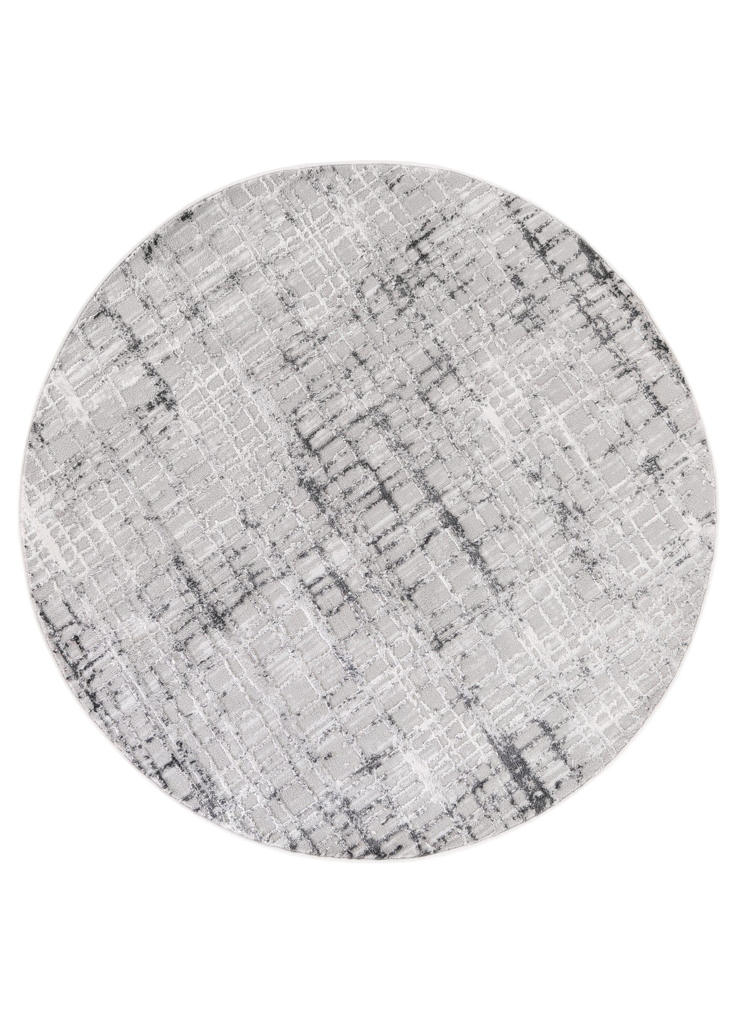 Tapiso Teppich SKY, rund, Höhe: 12 mm, Runder Glanzflor-Teppich, Lichteffekt je nach Blickwinkel, 12 mm