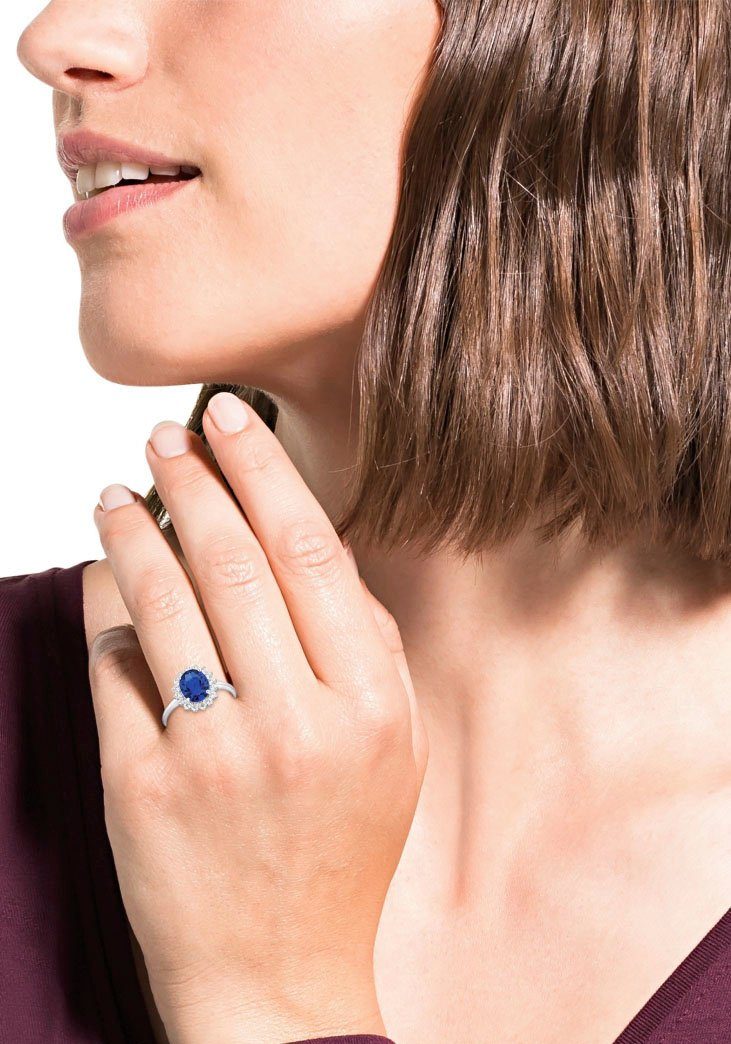 Amor Fingerring, mit Zirkonia (synth)