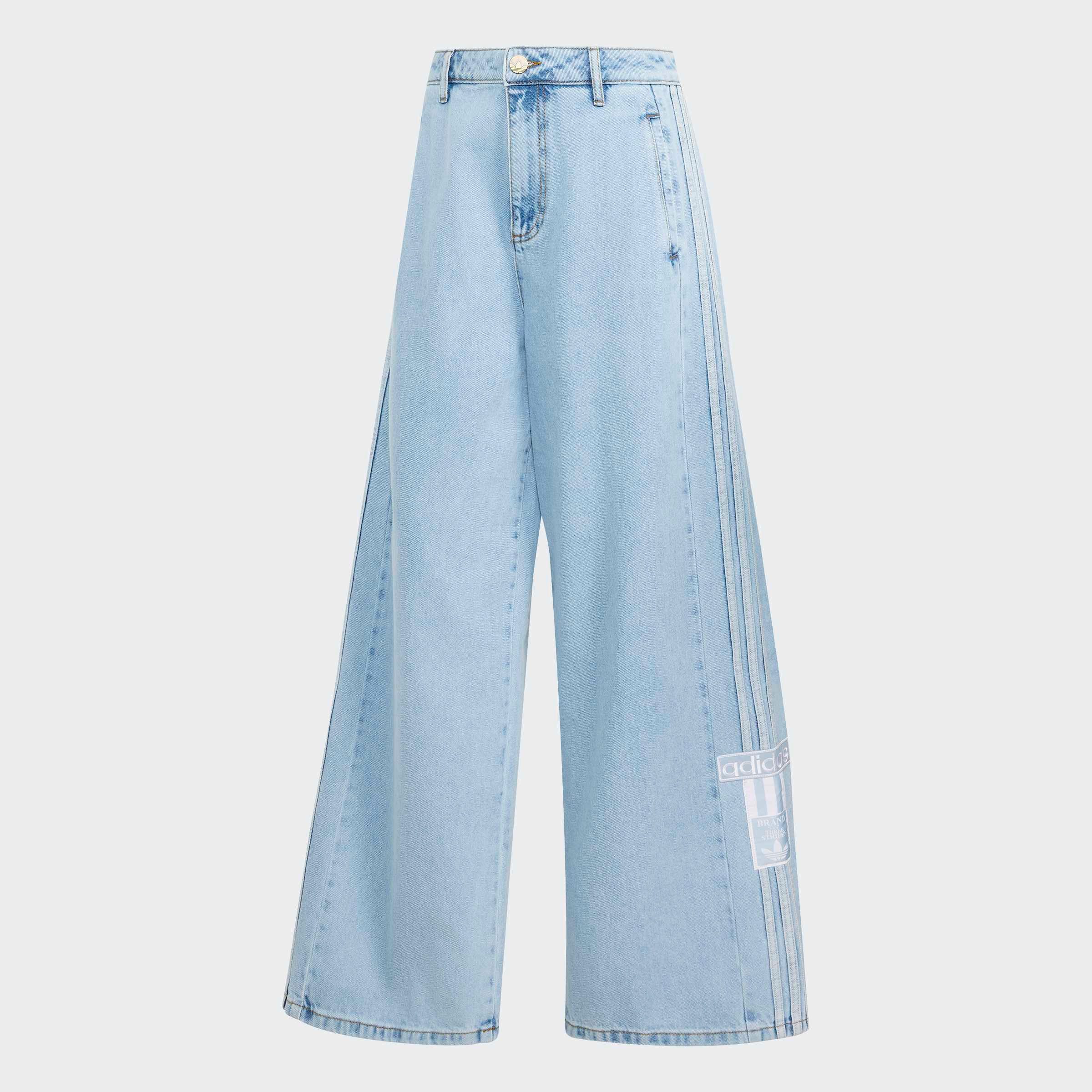 Sporthose ADIBREAK, WEITES BEIN, MITTELHOHER BUND