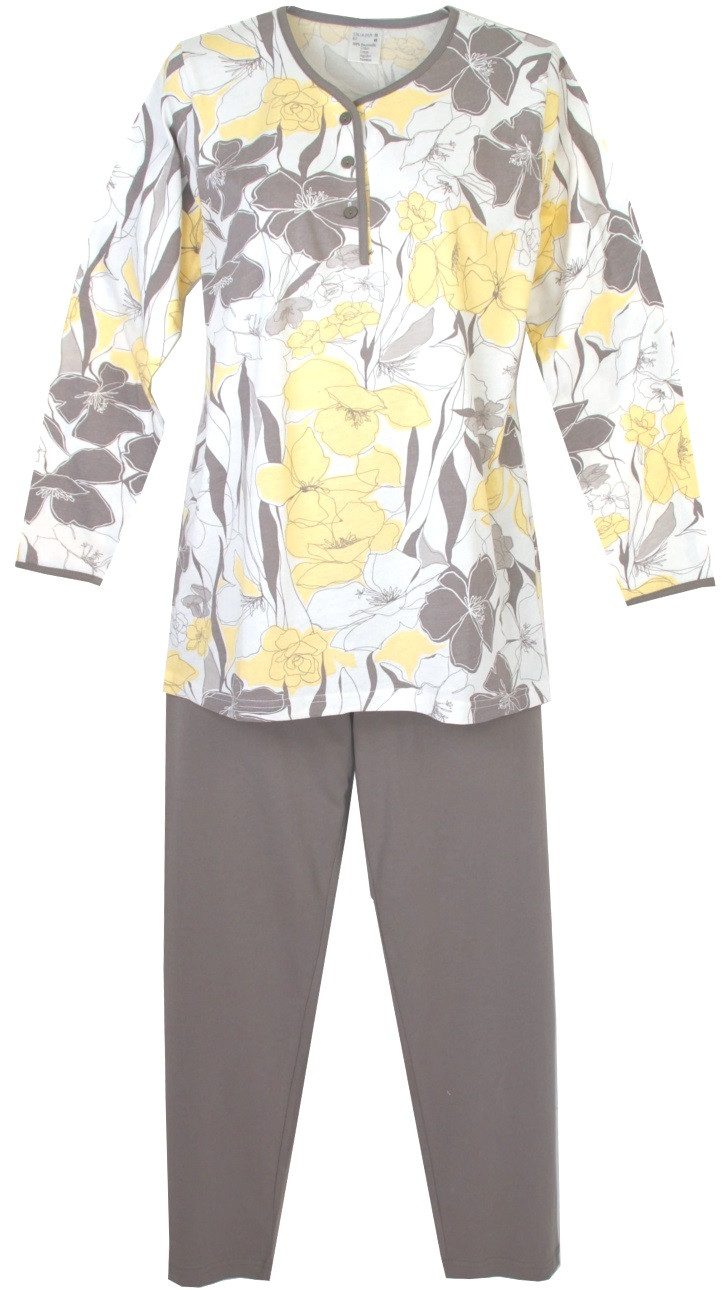 Consult-Tex Pyjama Damen Pyjama, Schlafanzug DF652 aus reiner Baumwolle-Jer günstig online kaufen