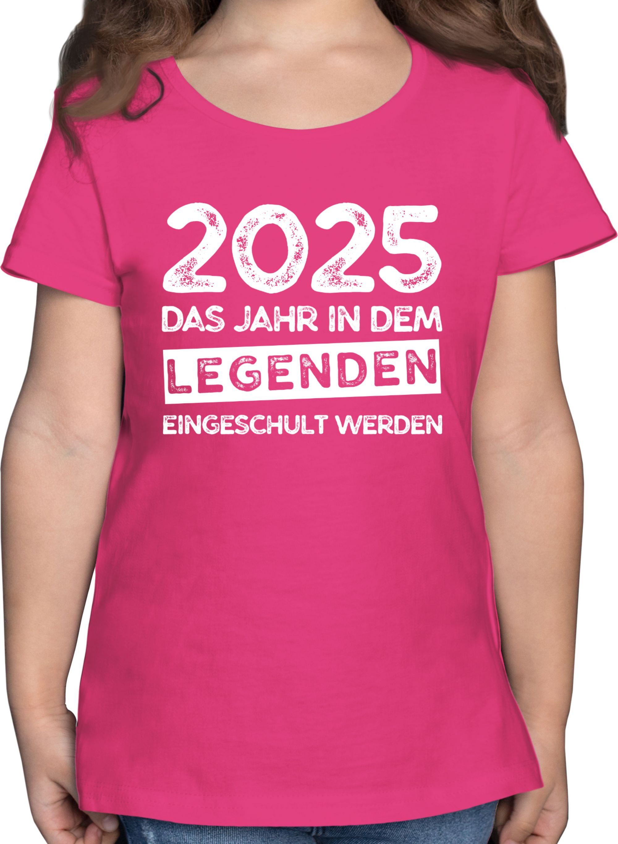 T-Shirt 2025 Das Jahr in dem Legenden eingeschult werden