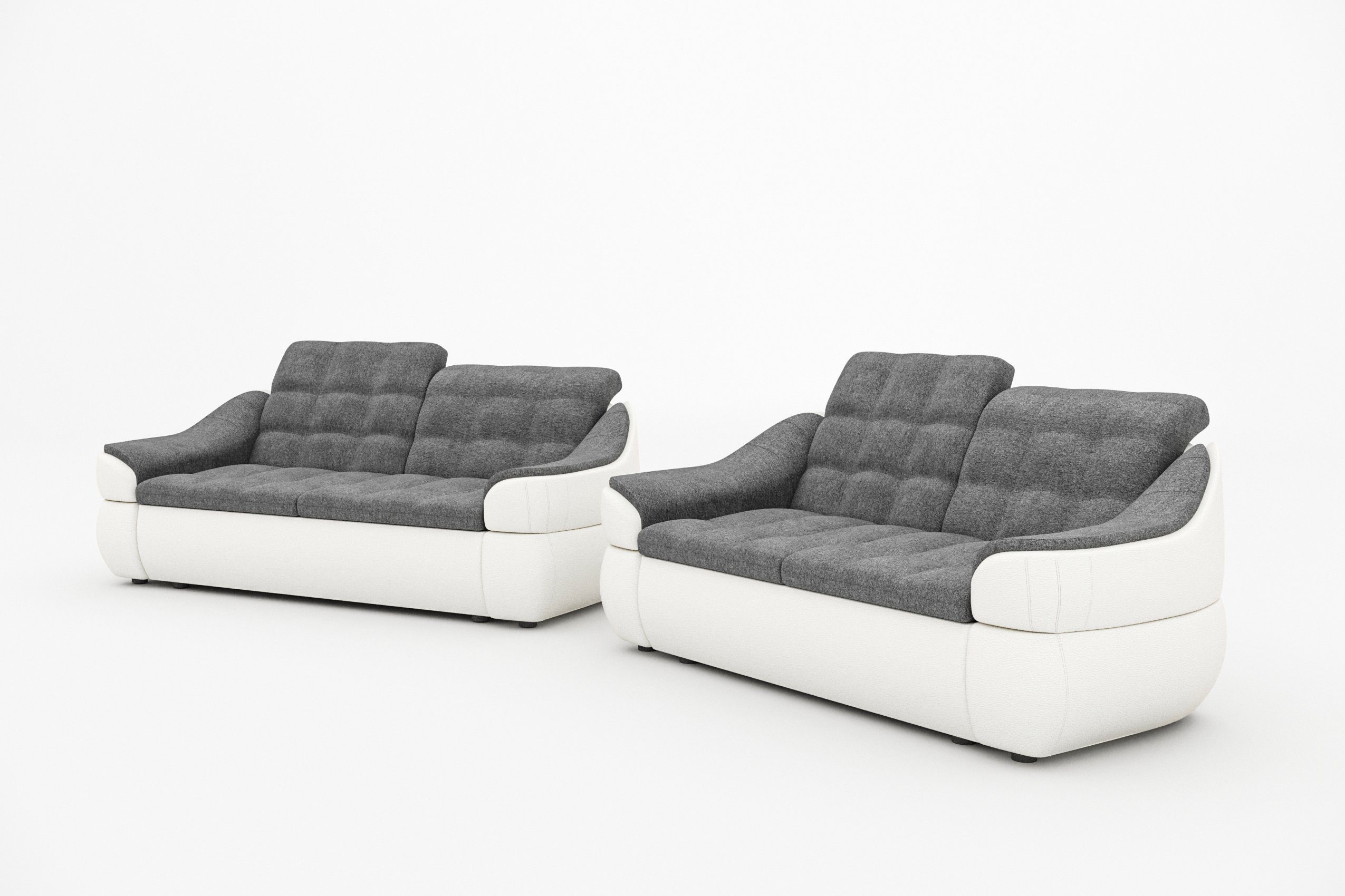 2,5-Sitzer (2-tlg), bestehend Sofa, made 2-Sitzer Sofa (Set Europa in Design, Modern und aus Stylefy Polstergarnitur Alisa,